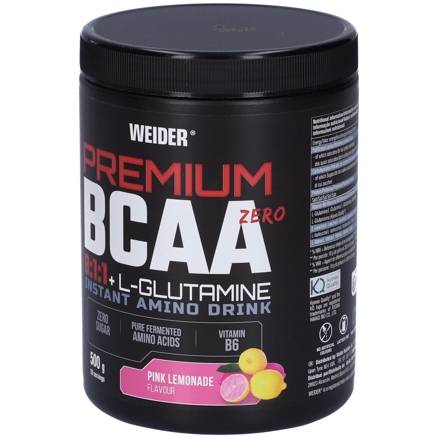 Weider BCAA 811 + L-Glutamine Pink lemonade