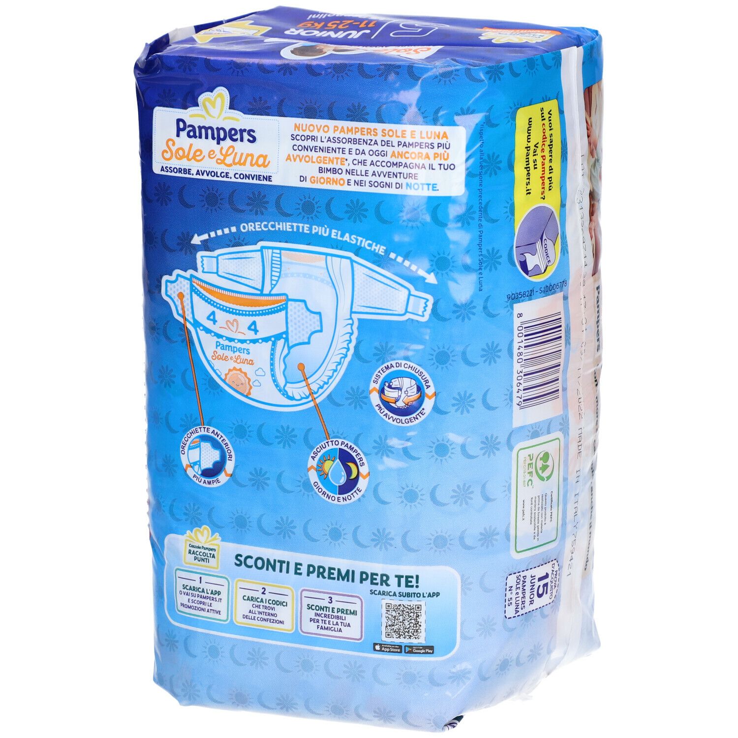 Pampers Sole e Luna Junior 5 11-25kg