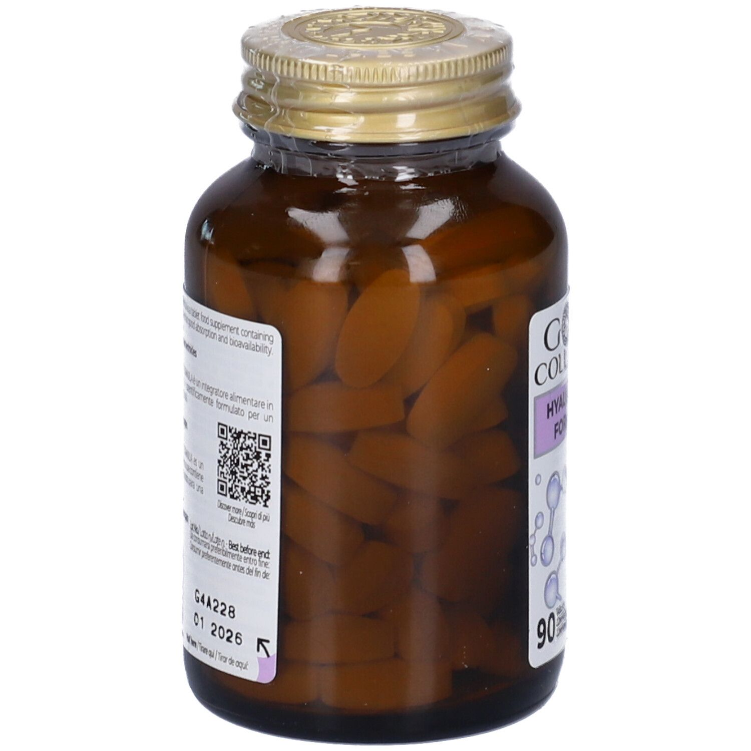 Gold Collagen Hyaluronic 90 Compresse