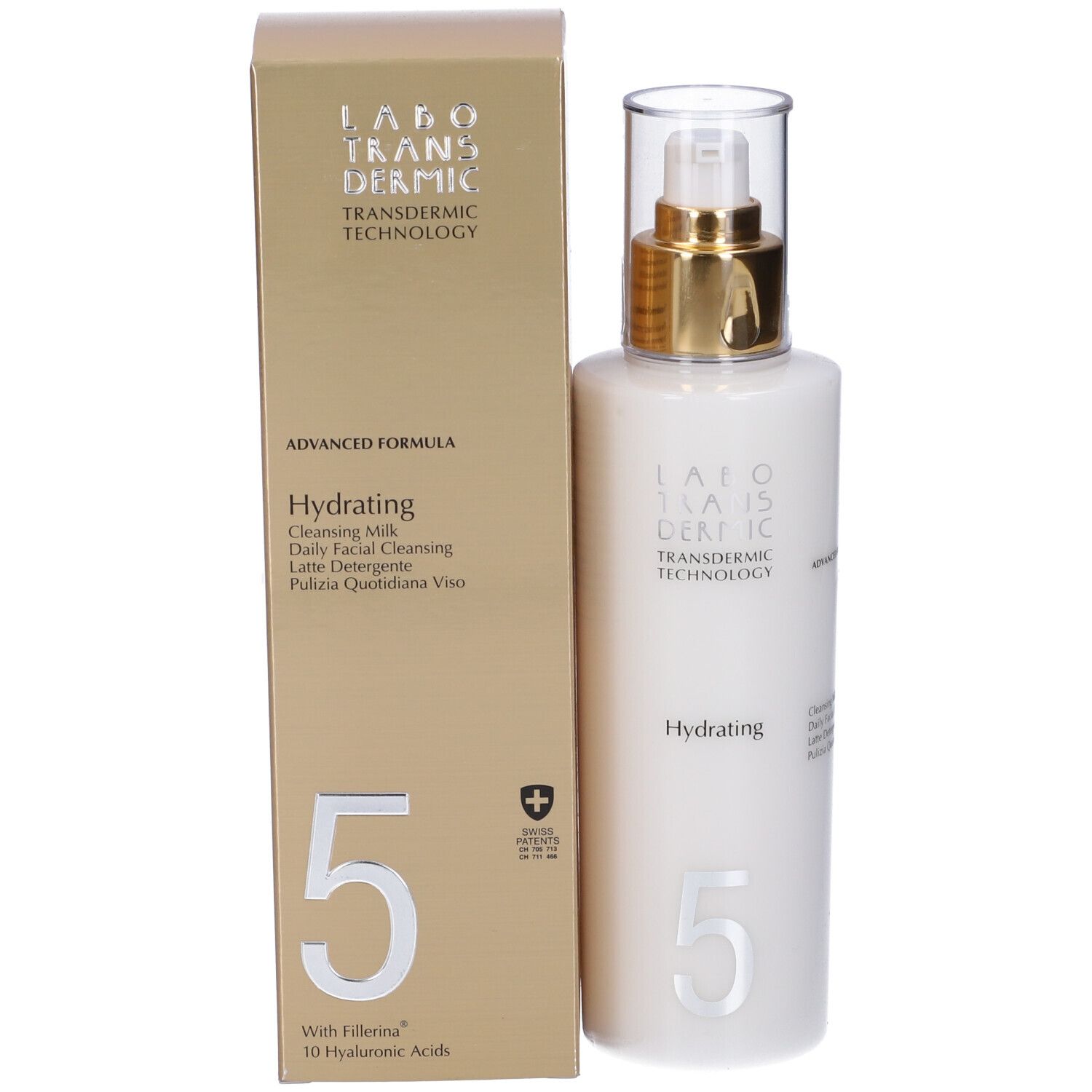 Labo Transdermic 5 Hydrating Latte Detergente