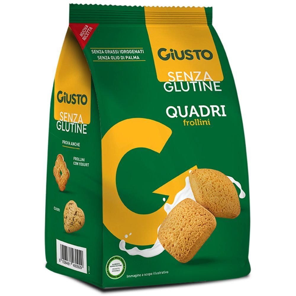 Giusto Senza Glutine Quadri Frollini 200 G