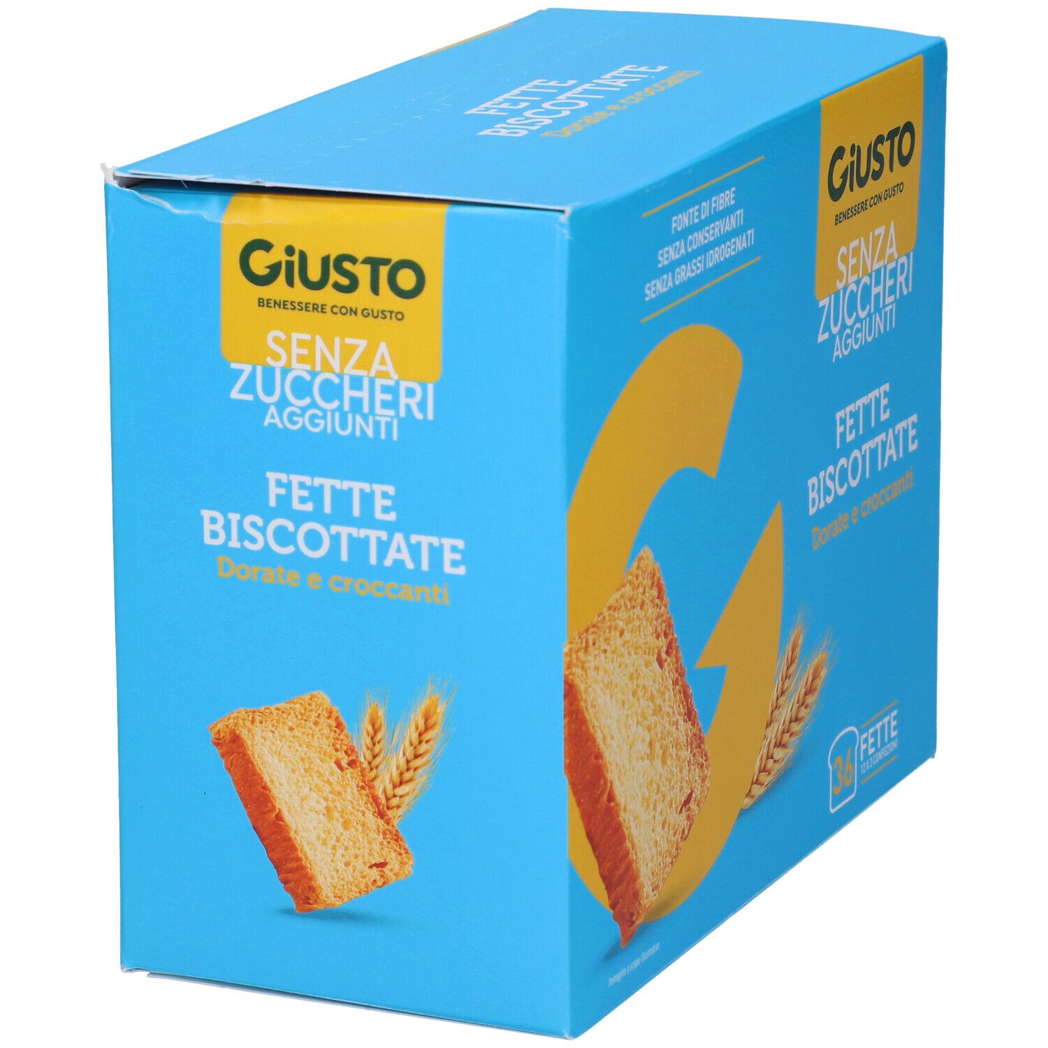 Giusto Senza Zucchero Fette Biscottate