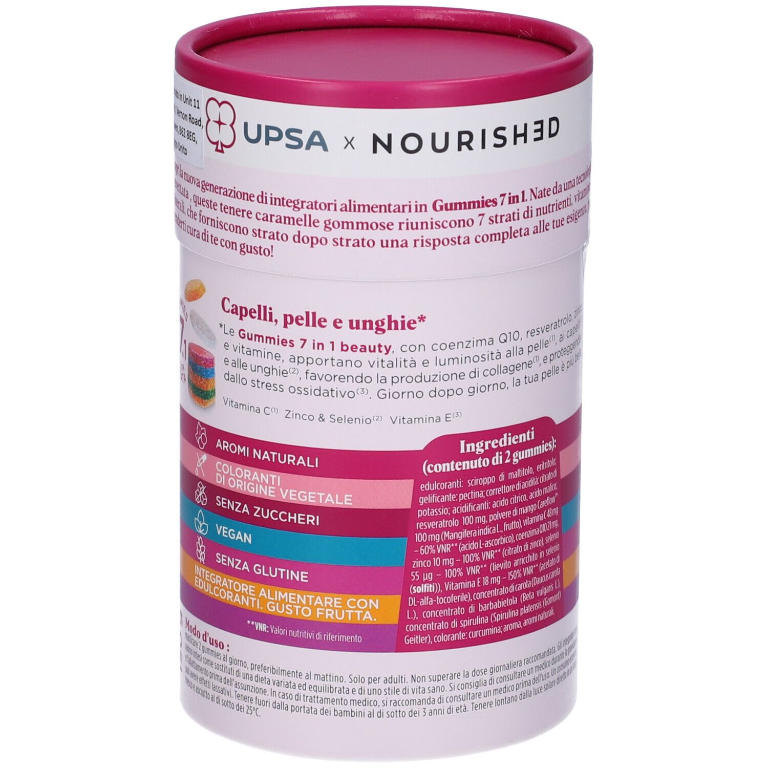 Upsa X Nourished Beauty 30 Gummies