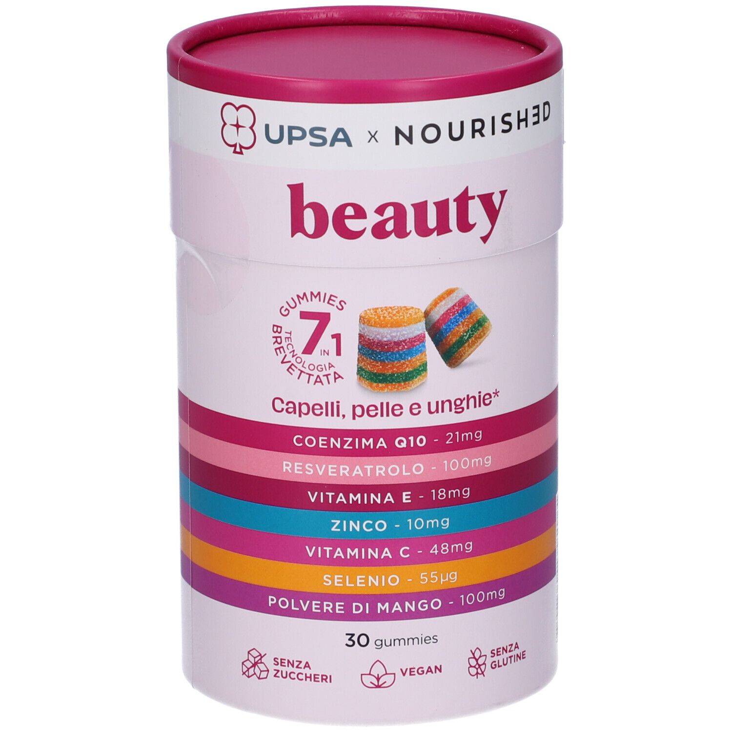 Upsa X Nourished Beauty 30 Gummies