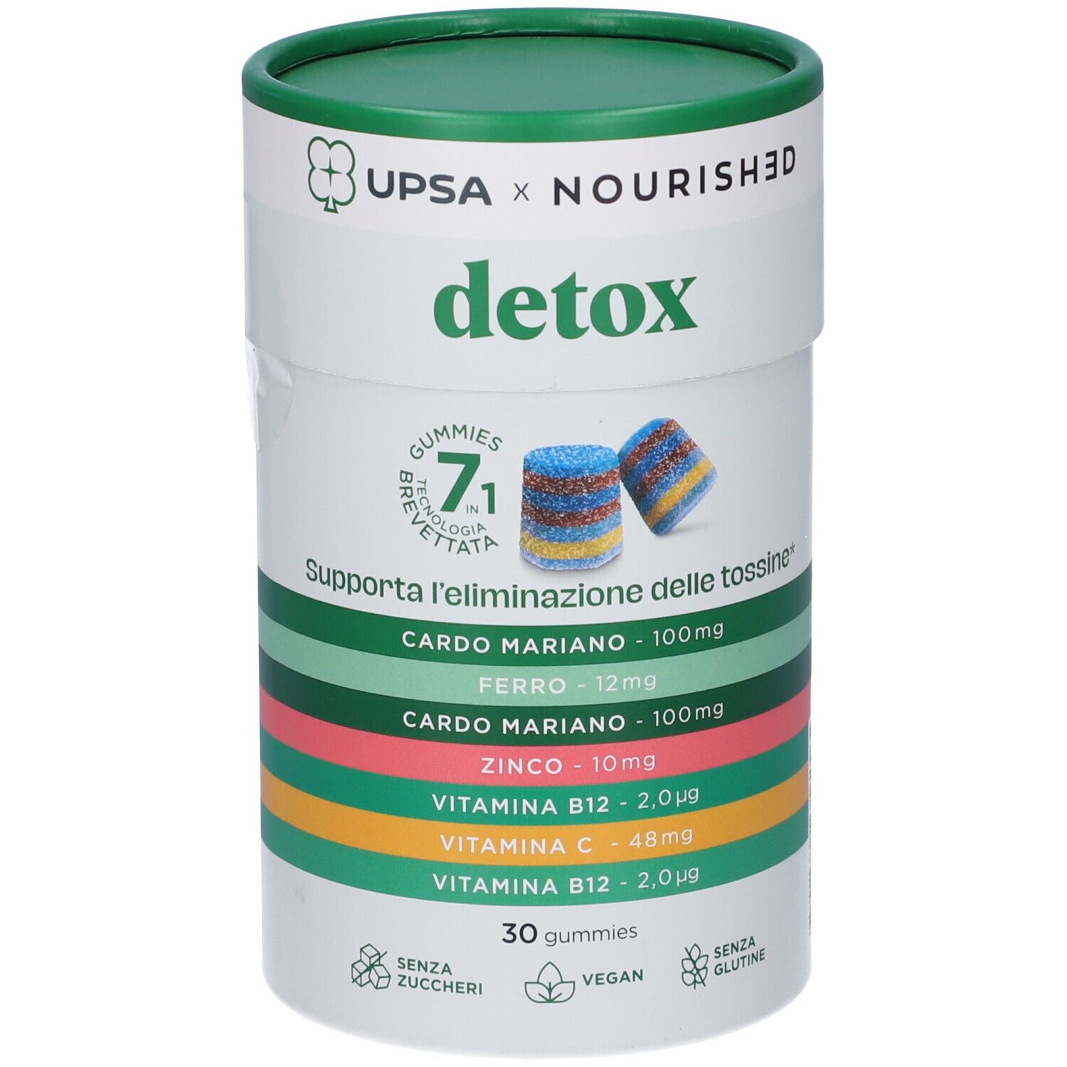 Upsa X Nourished Detox 30 Gummies