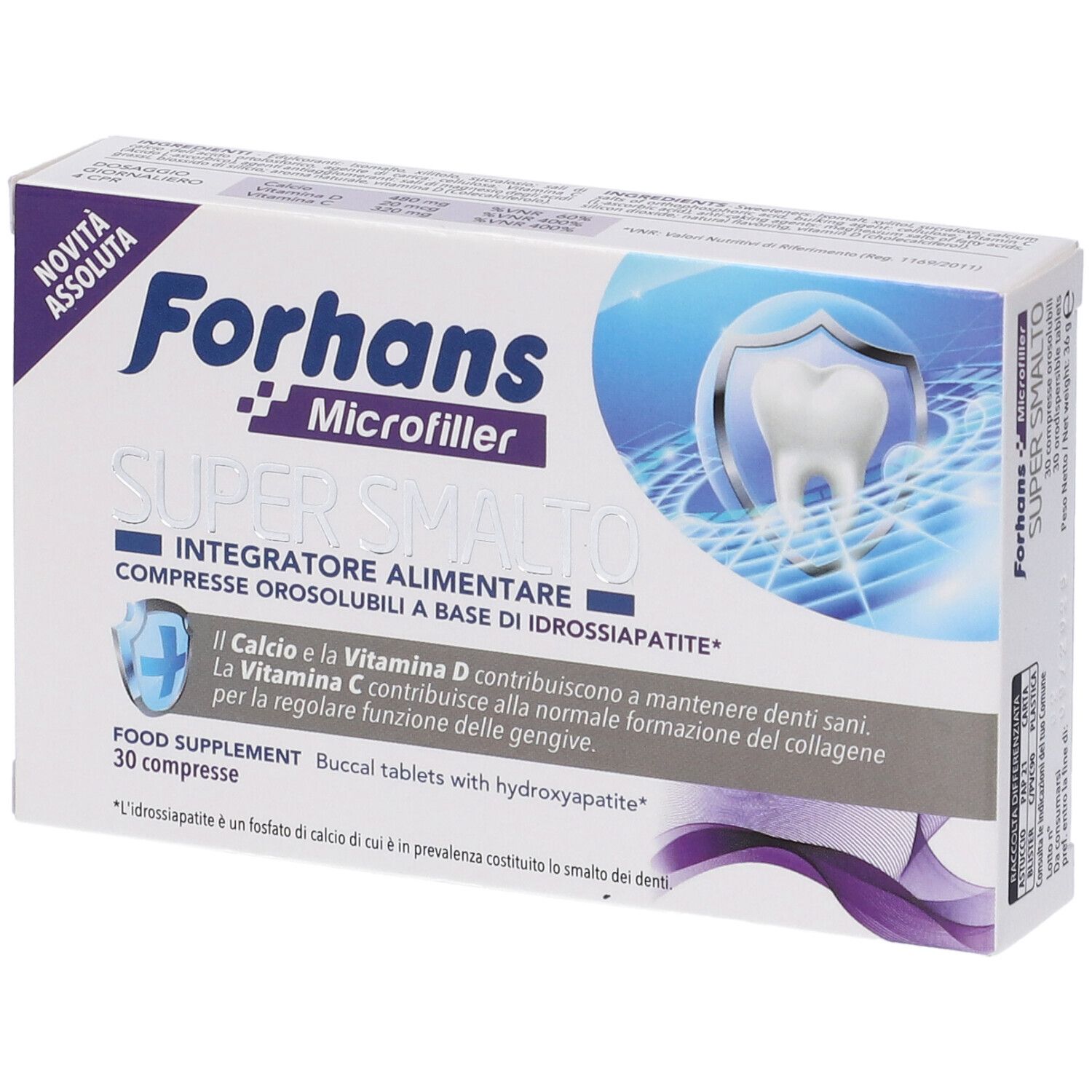 Forhans Microfiller Super Smalto 30 Compresse Orosolubili