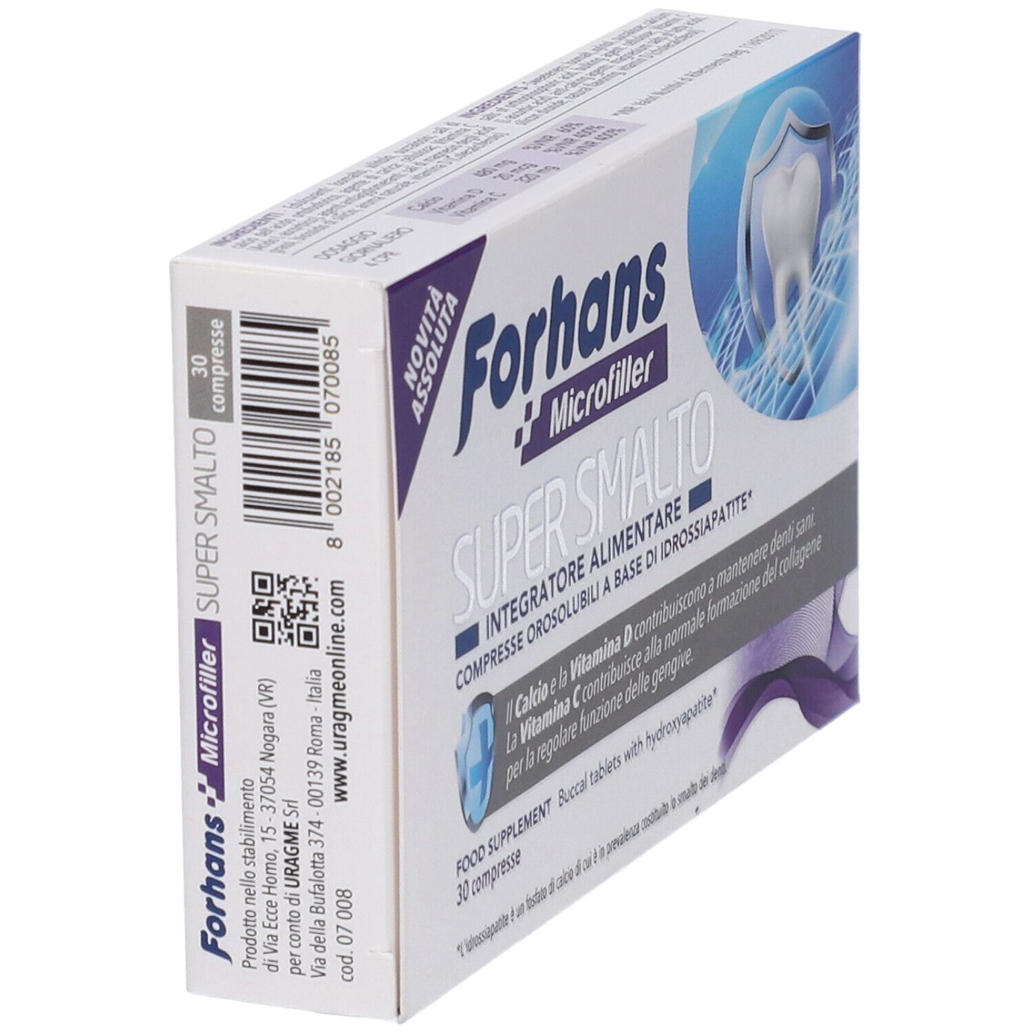 Forhans Microfiller Super Smalto 30 Compresse Orosolubili