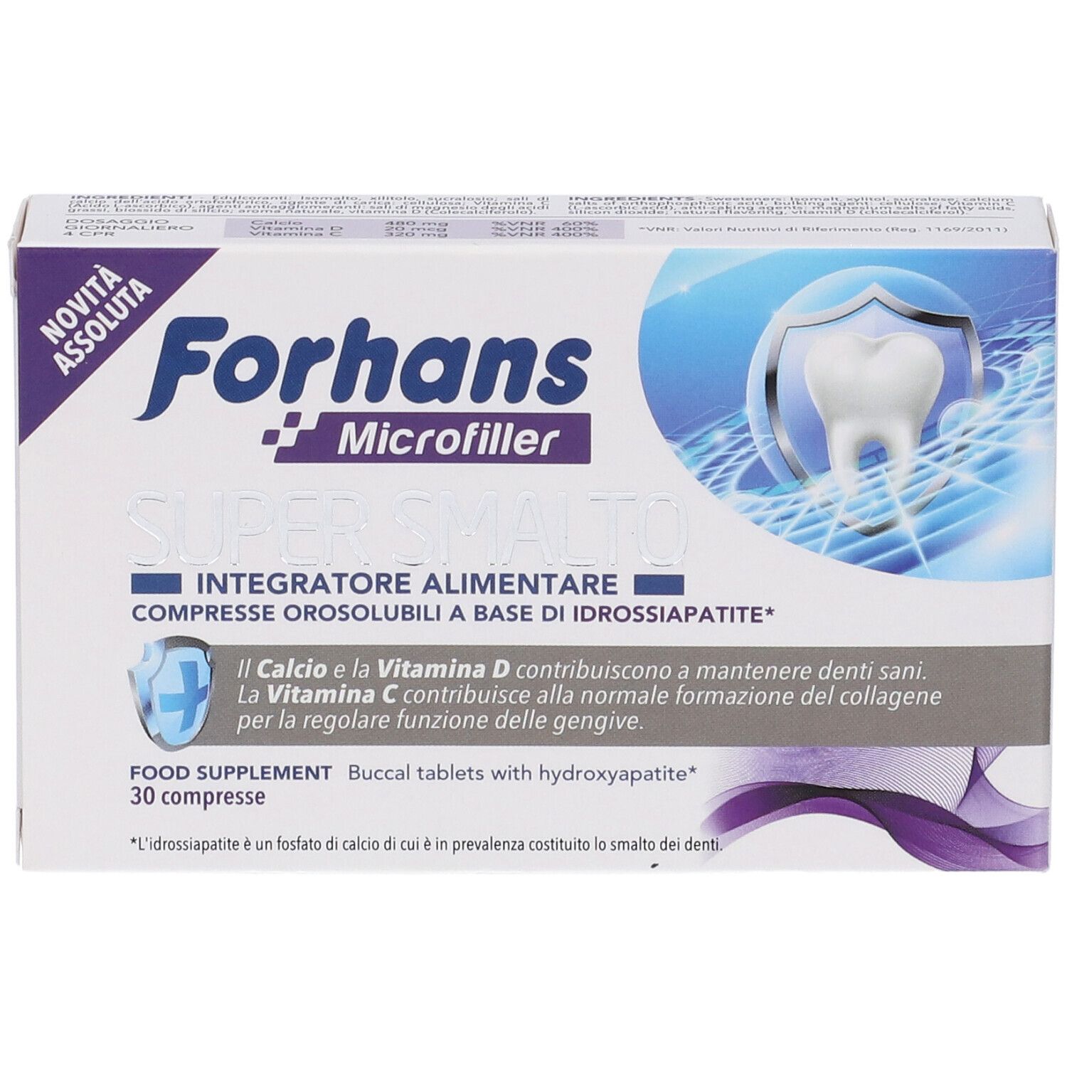 Forhans Microfiller Super Smalto 30 Compresse Orosolubili