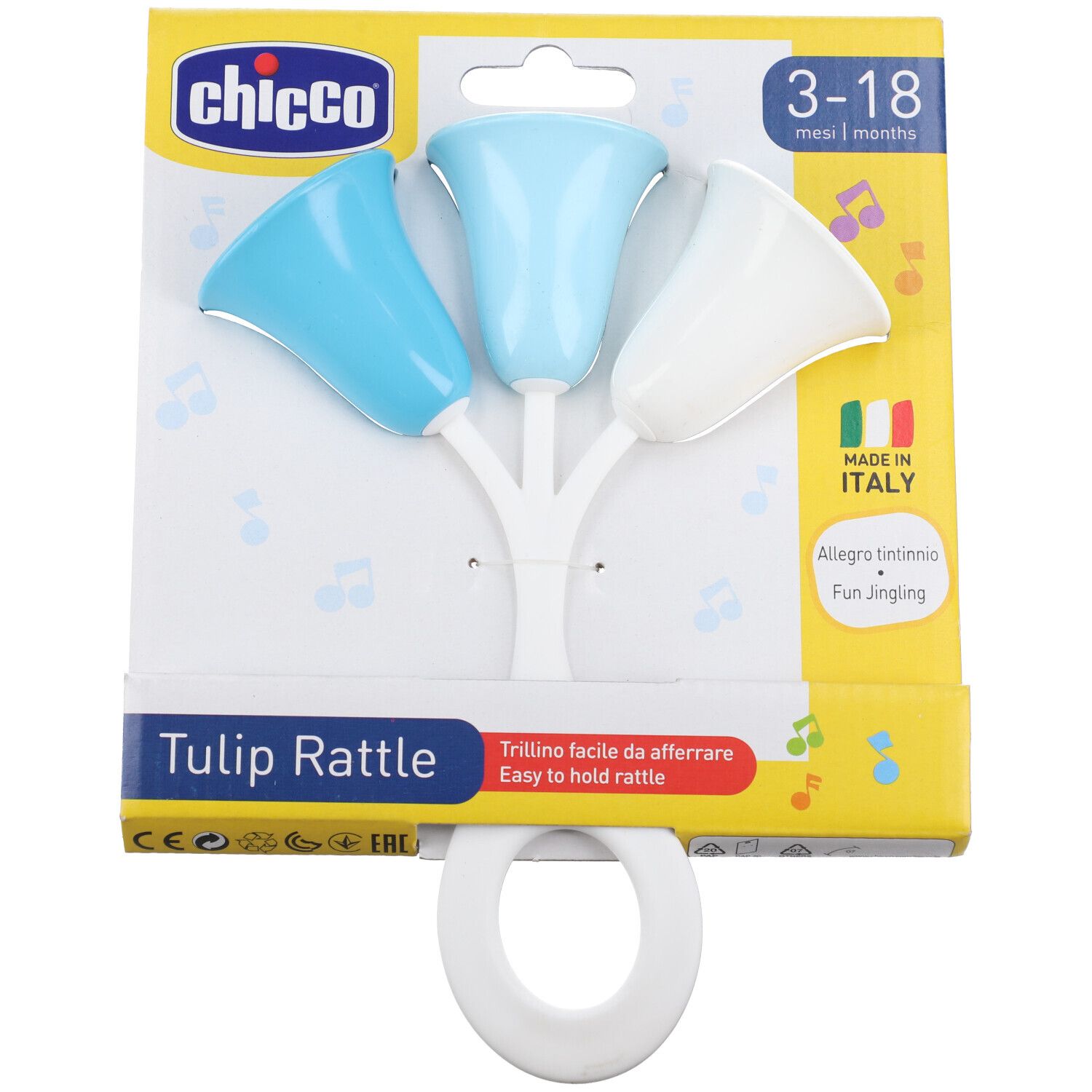Chicco Gioco Tulipano Sonoro Azzurro