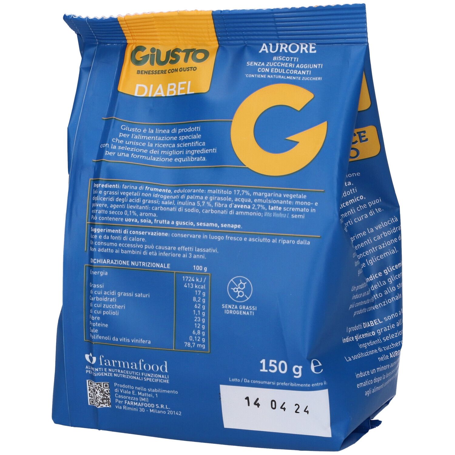 Giusto Diabel Biscotto Aurore 150 G