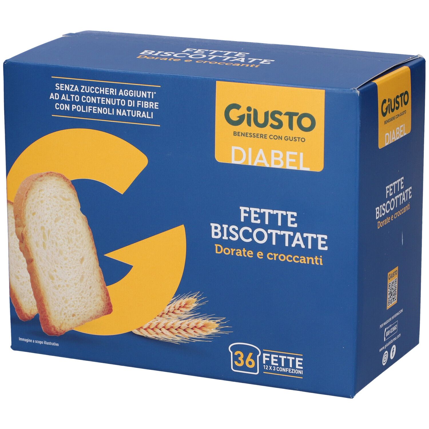 Giusto Diabel Fette Biscottate 300 G