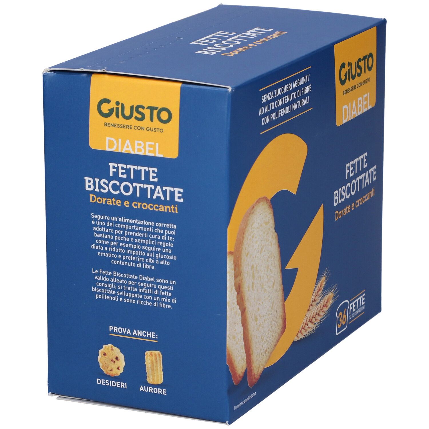 Giusto Diabel Fette Biscottate 300 G