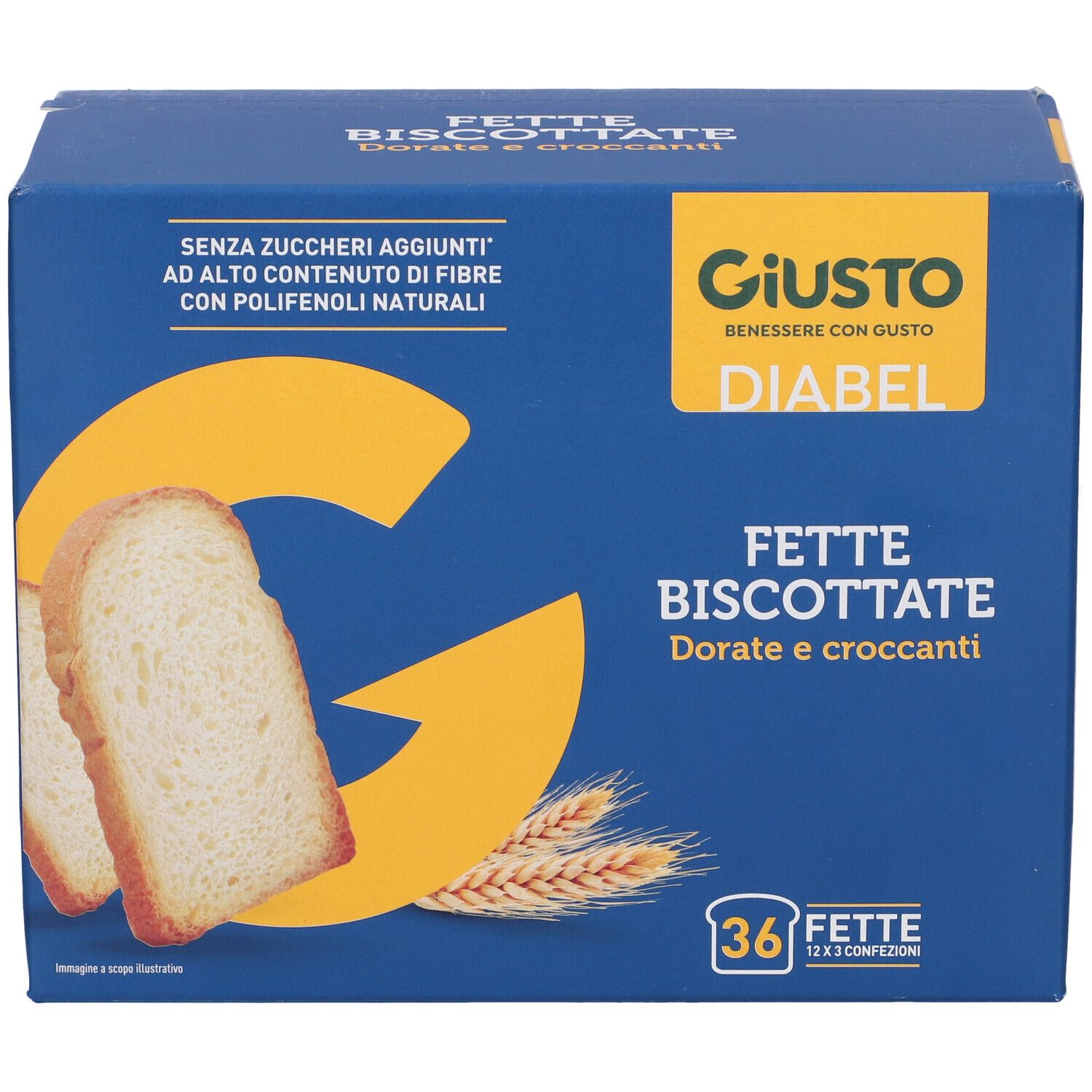 Giusto Diabel Fette Biscottate 300 G