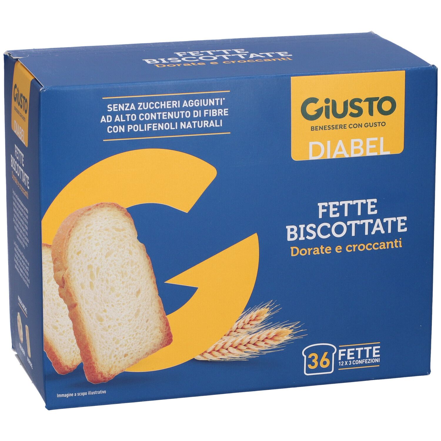 Giusto Diabel Fette Biscottate 300 G
