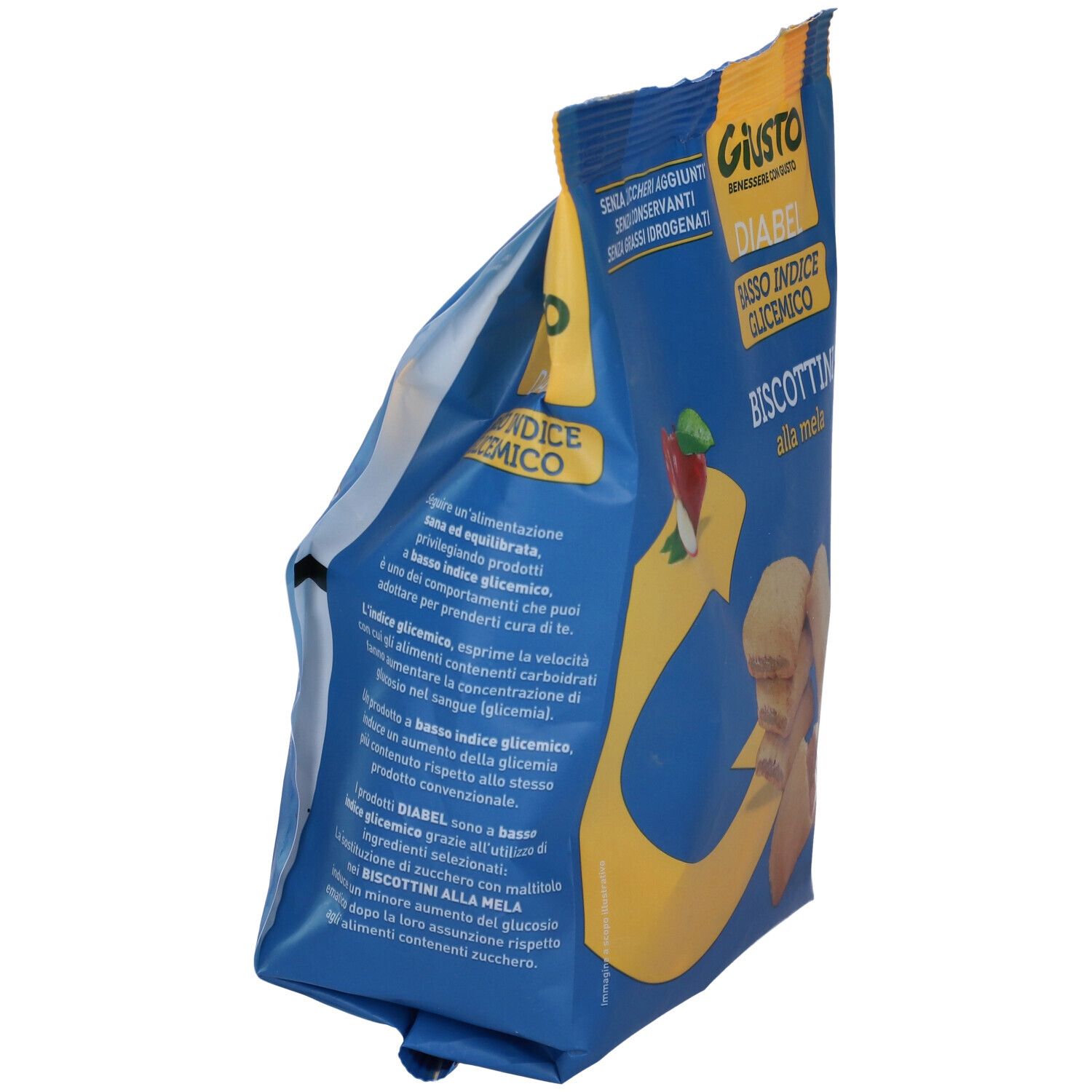 Giusto Diabel Biscottini Mela 250 G