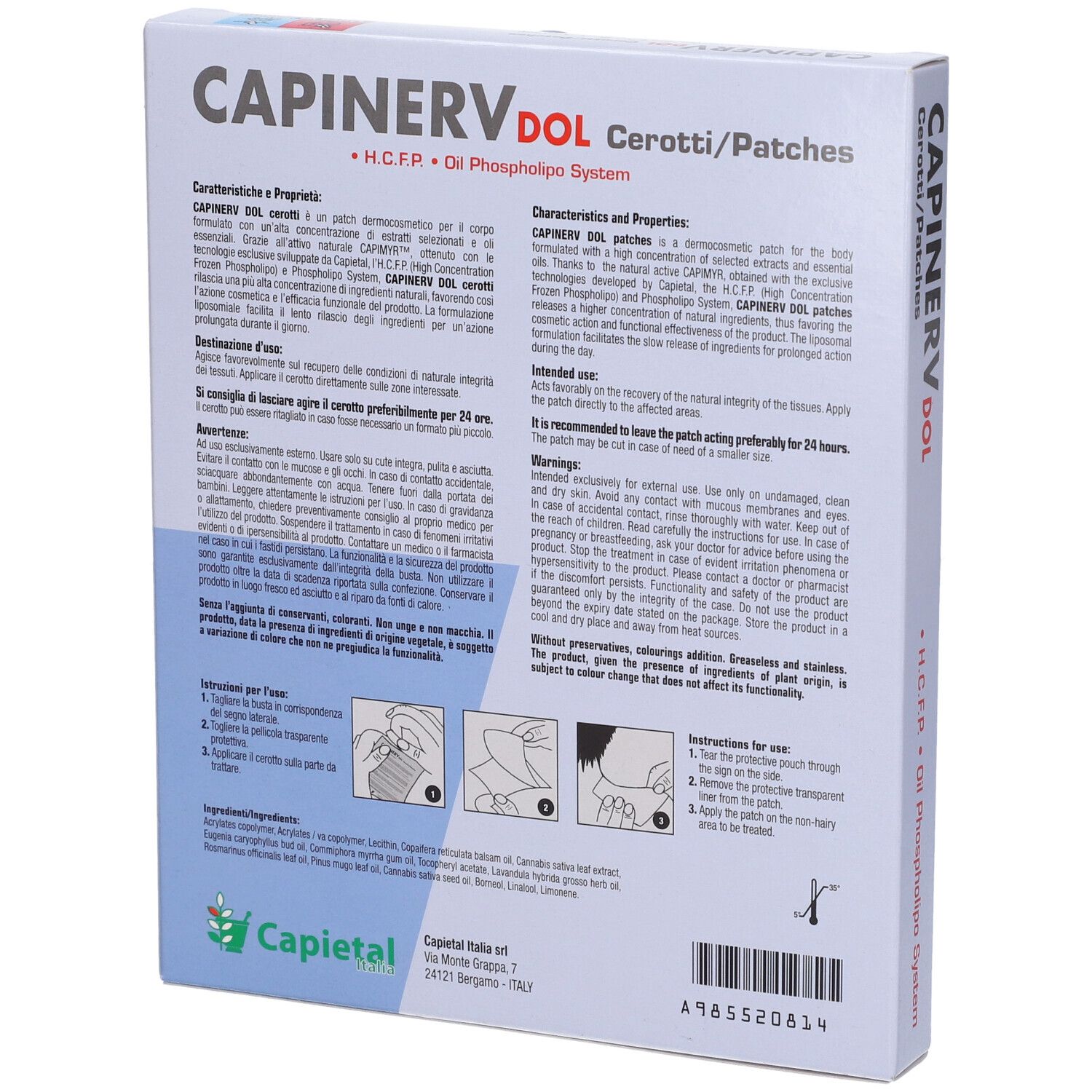 Capinerv Dol Cerotti 5 Pezzi