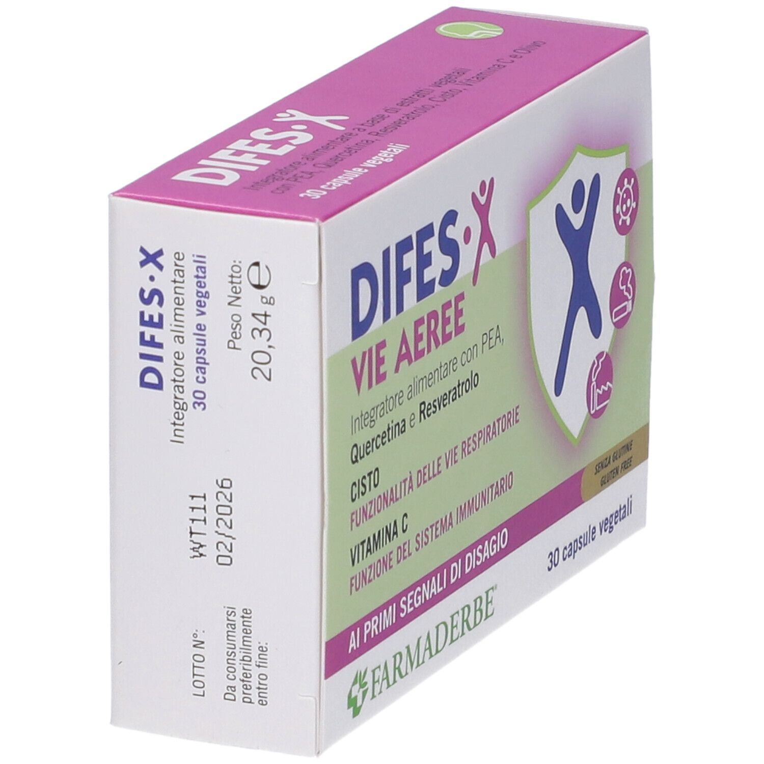 Difes X Vie Aeree 30 Capsule