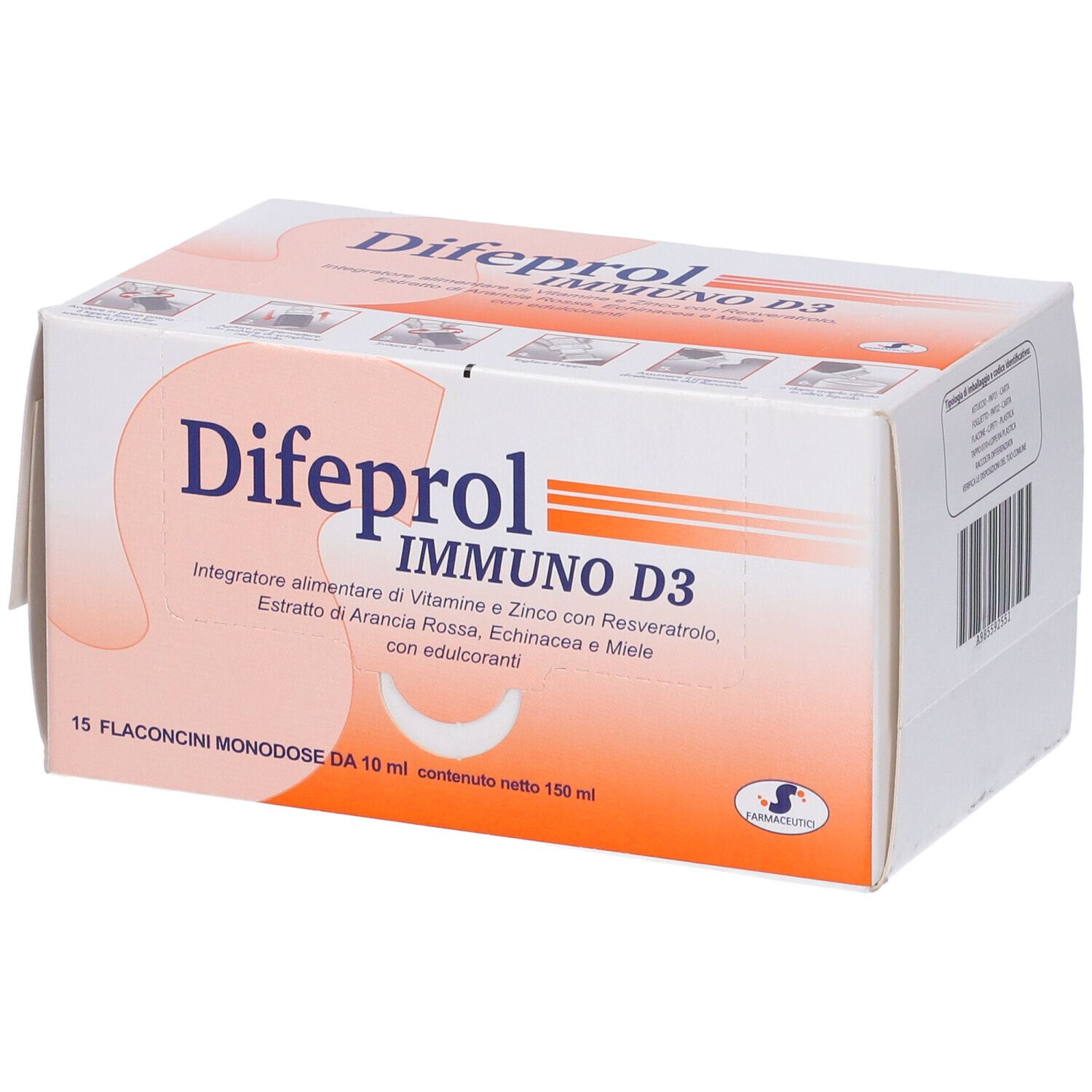Difeprol Immuno D3 15 Flaconcini