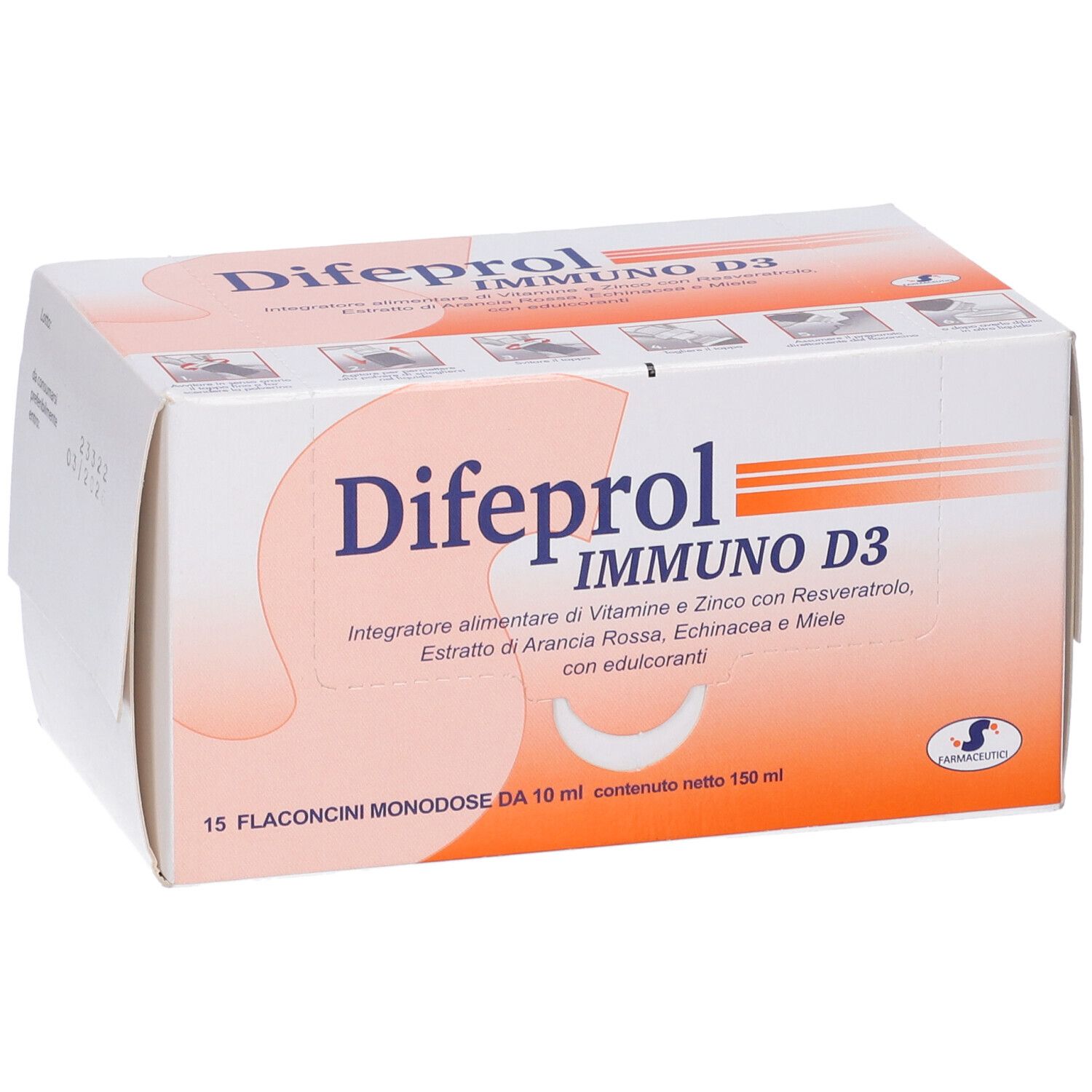 Difeprol Immuno D3 15 Flaconcini