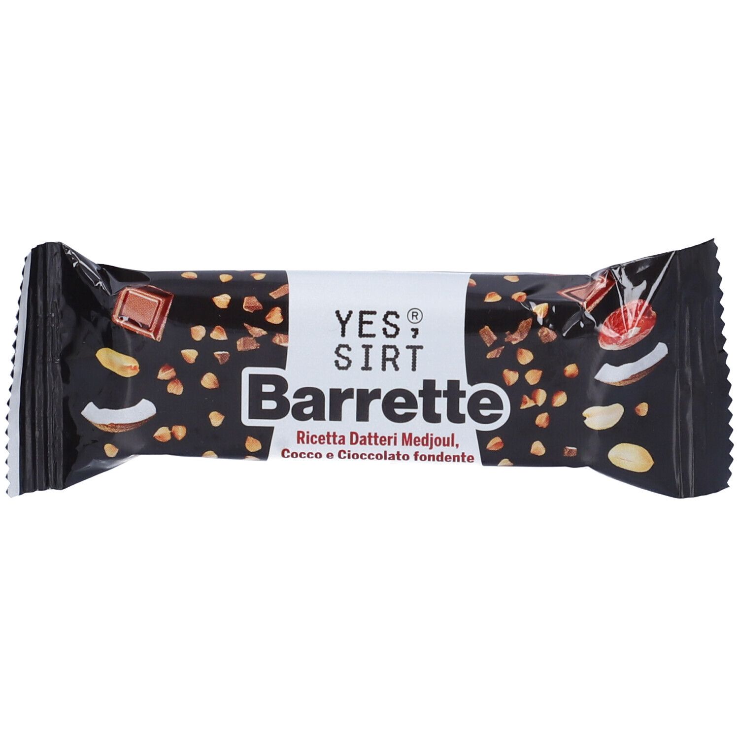Zuccari Yes Sirt Barrette Datteri Medjoul Cocco Cioccolato Fondente