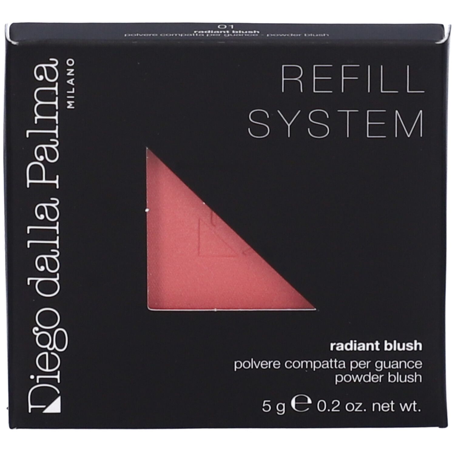 Diego dalla Palma Radiant Blush Polvere Compatta Guance Tonalità Arancio Perlato