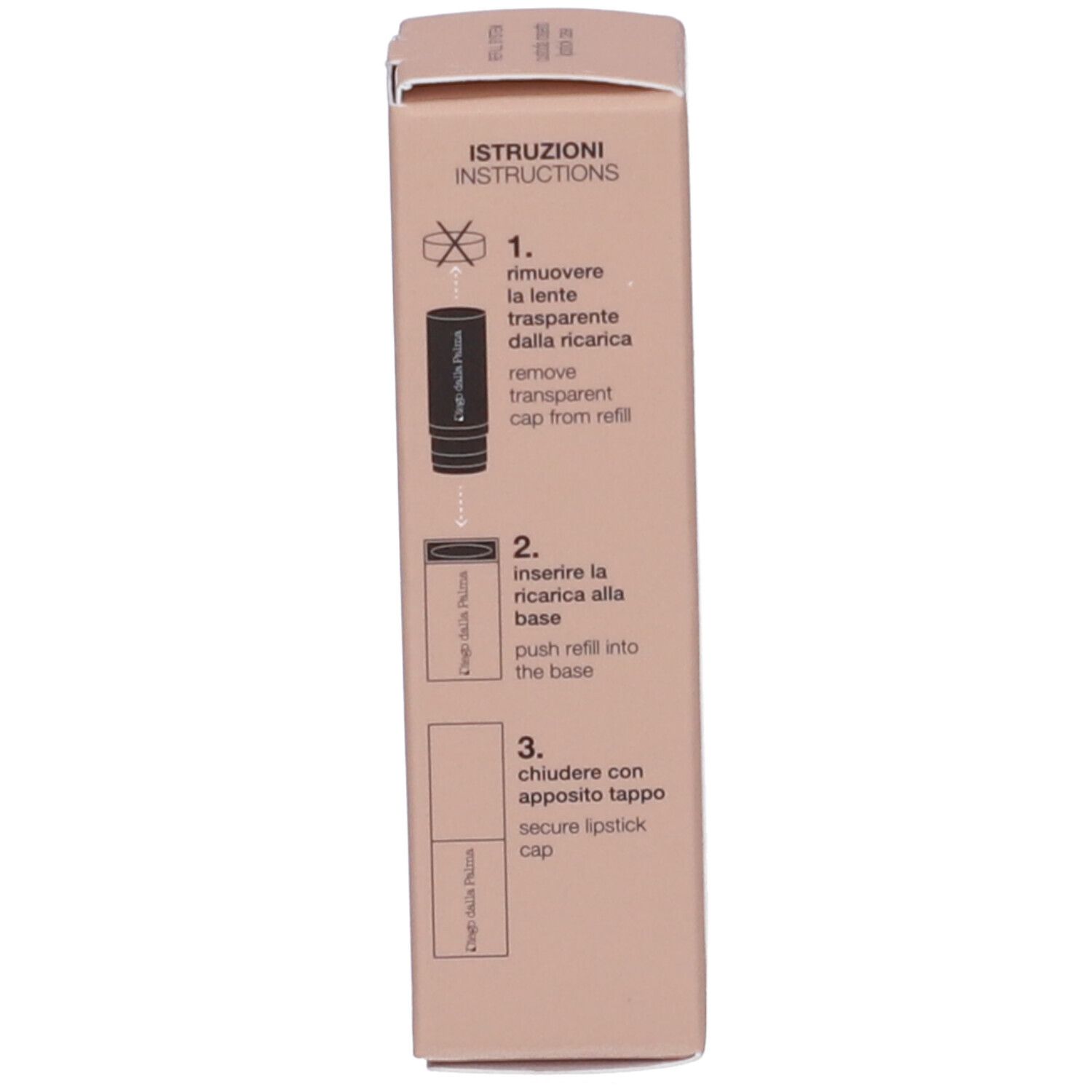 Diego Dalla Palma Custodia Refill Rossetto Colore Nude/Beige