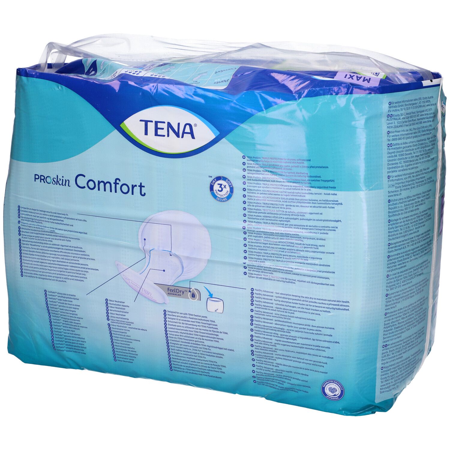 Pannolone Tena Comfort Maxi Sagomato 34 Pezzi