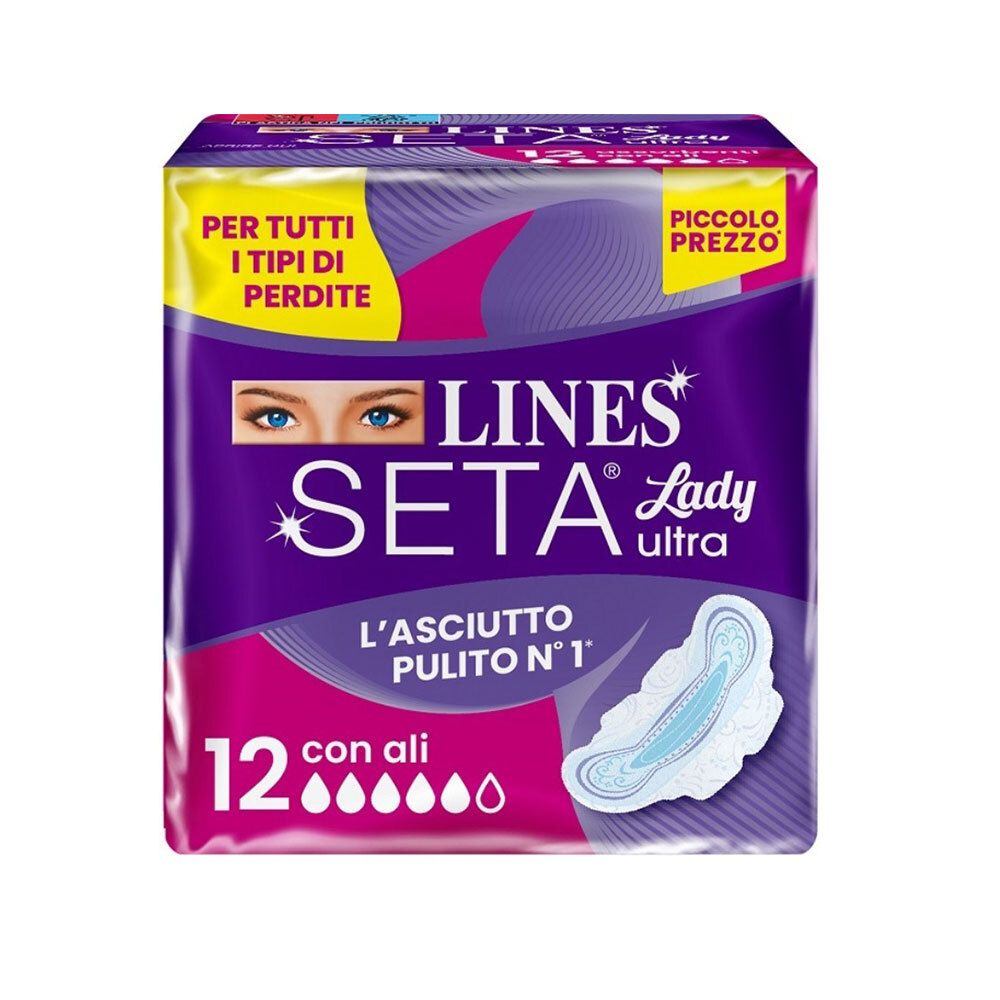 Lines Assorbenti Seta Ultra Lady con Ali