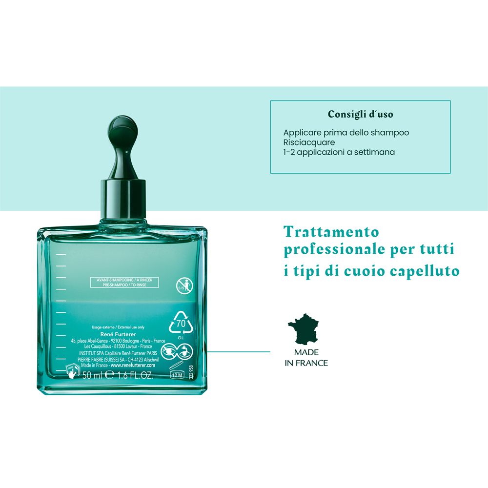 René Furterer Head Spa Astera Concentrato lenitivo freschezza e purezza 50ml - Oli essenziali BIO Trattamento cuoio capelluto