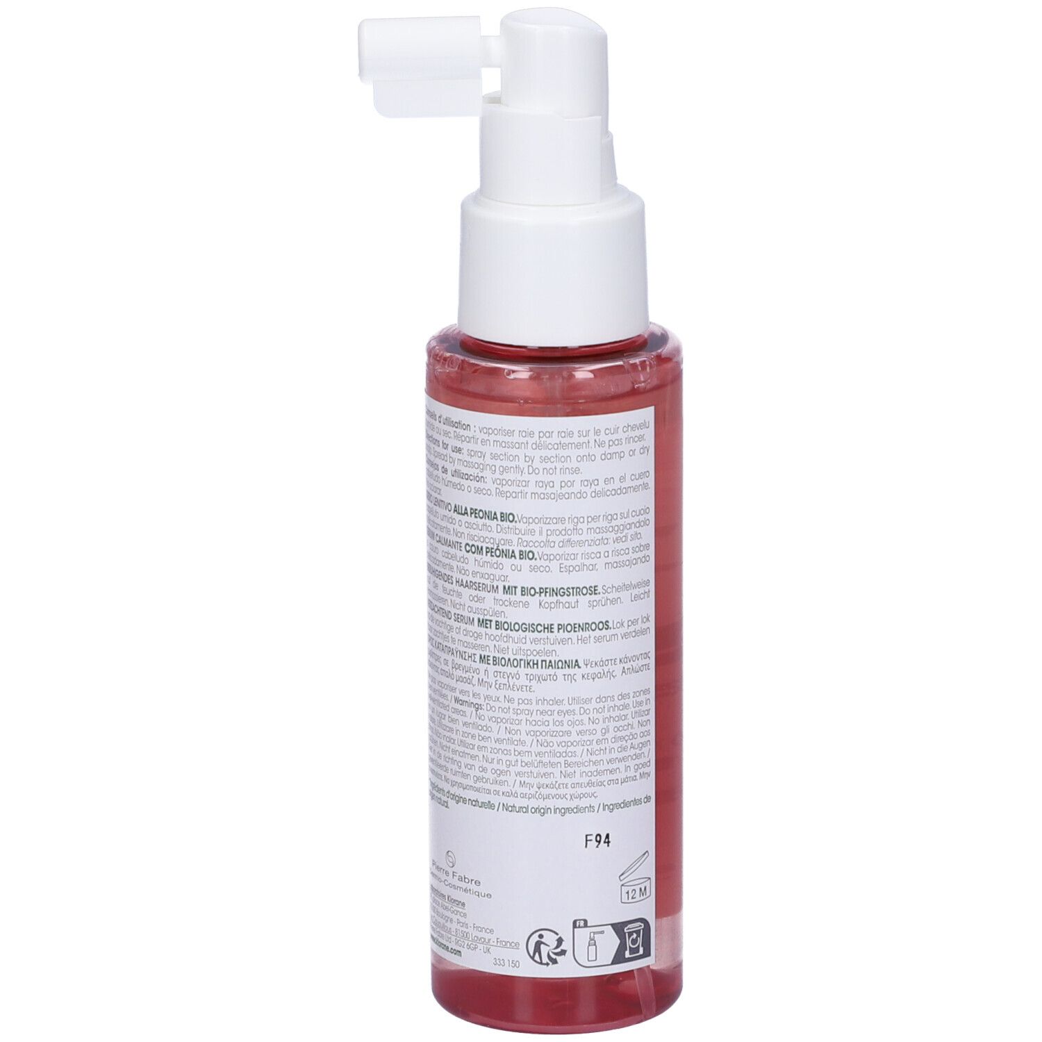 Klorane Siero Sos lenitivo alla Peonia BIO 100ml - Cuoio capelluto sensibile