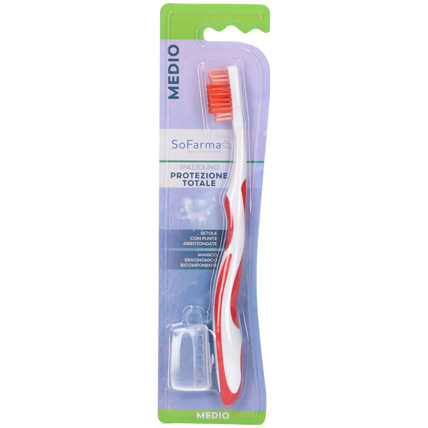 Sofarmapiu' Spazzolino Total Protection Setole Medie