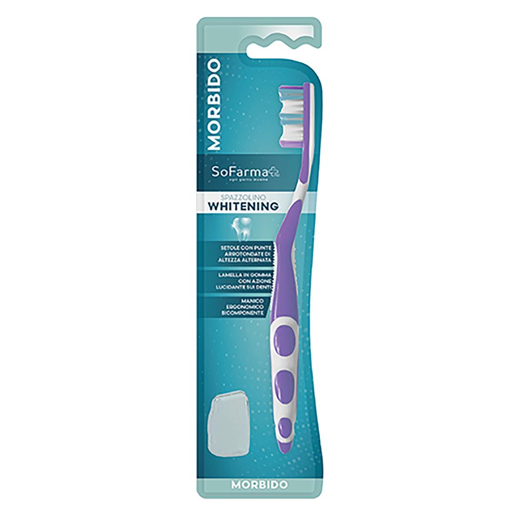 Sofarmapiu' Spazzolino Whitening Setole Morbide