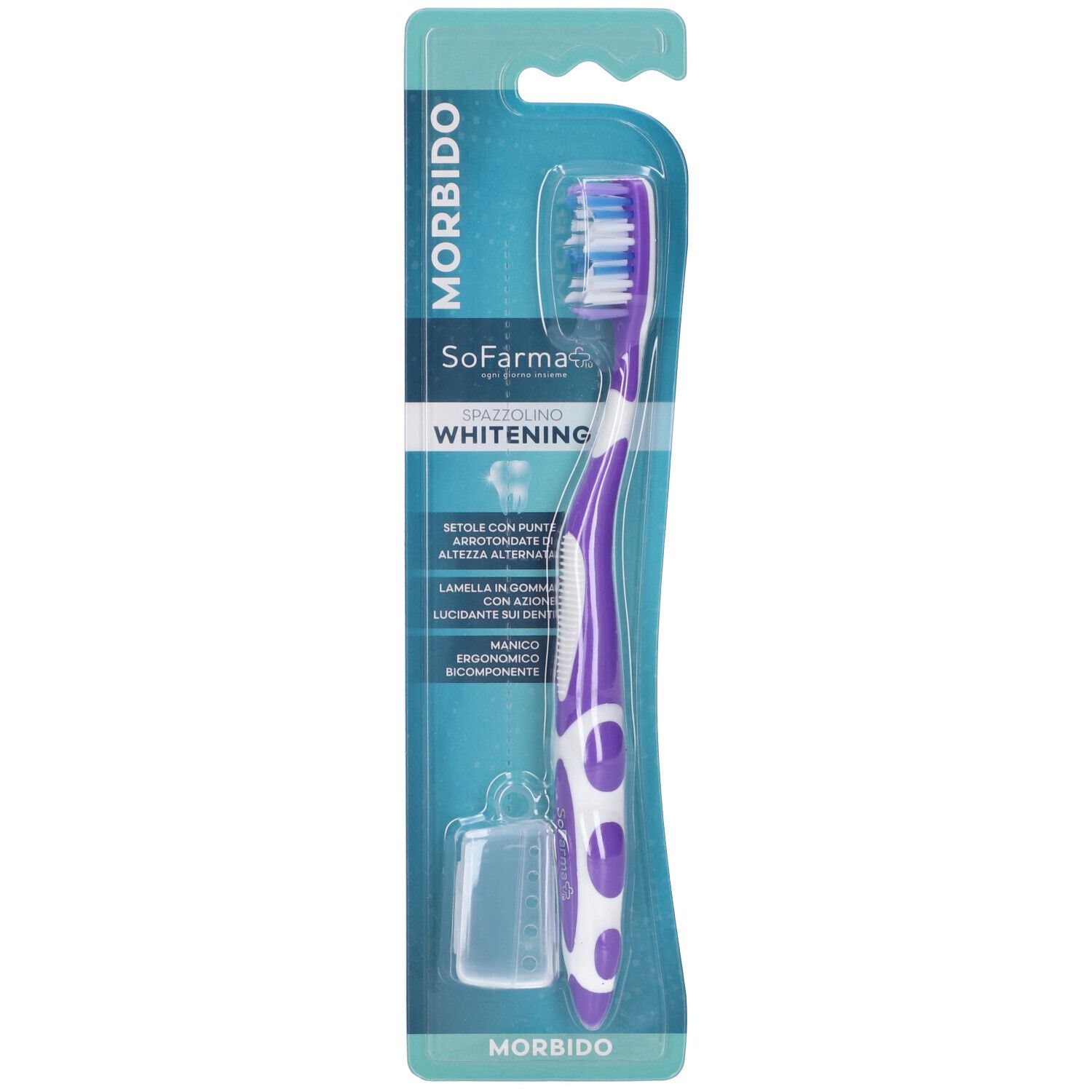Sofarmapiu' Spazzolino Whitening Setole Morbide
