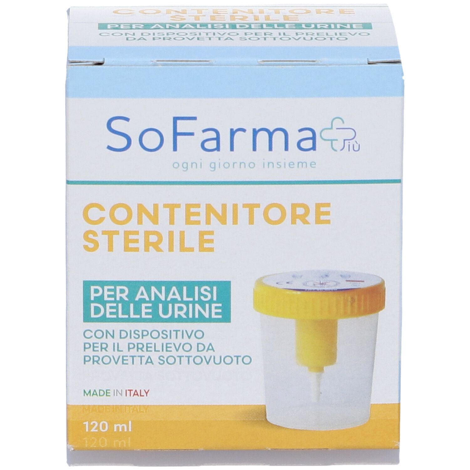 Sofarmapiu' Contenitore Urina Sottovuoto