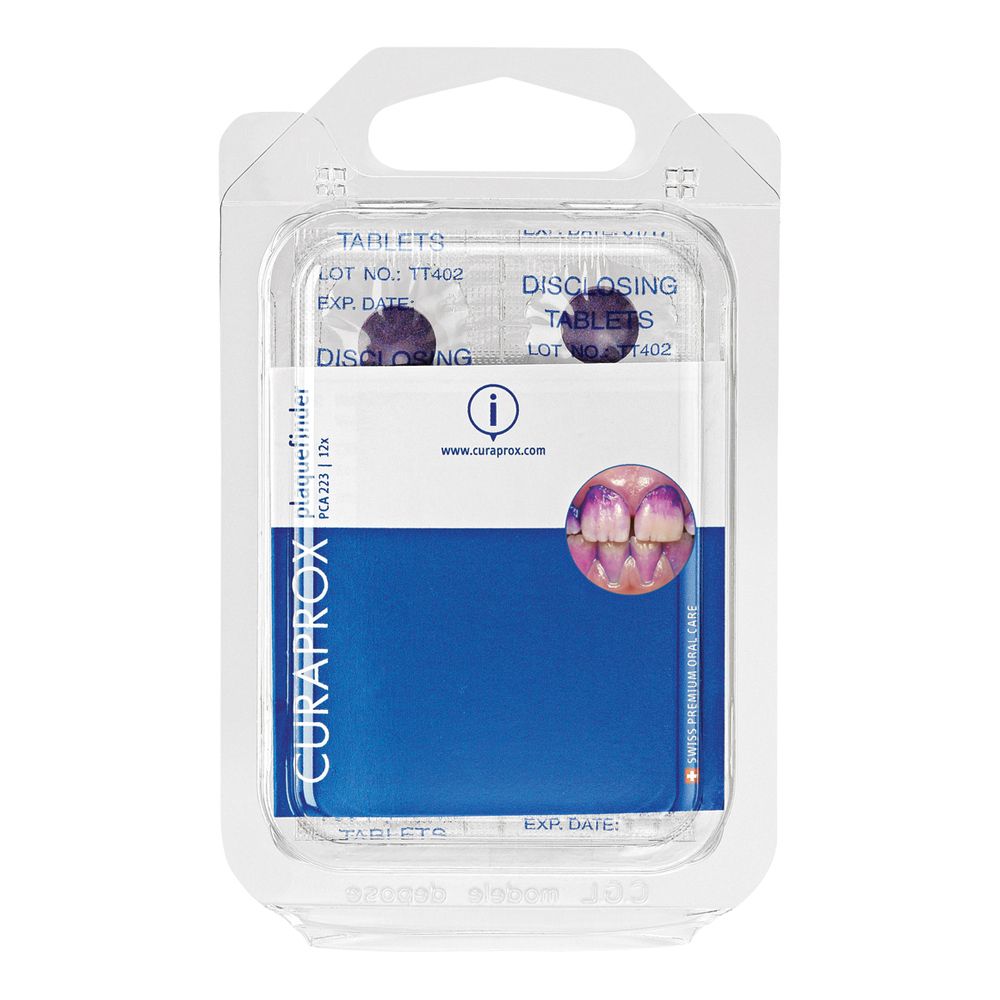 Curaprox Pastiglie Rivela Placca 12 Pezzi