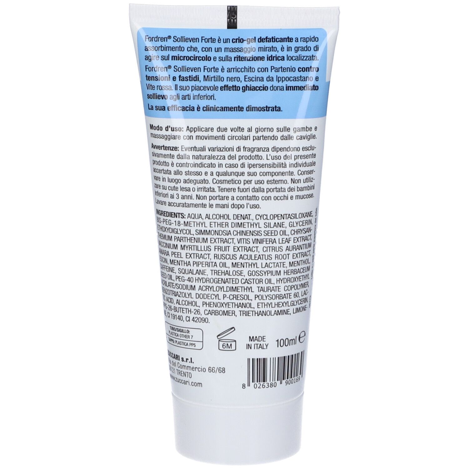 Fordren Sollieven Forte Crio Gel Gambe