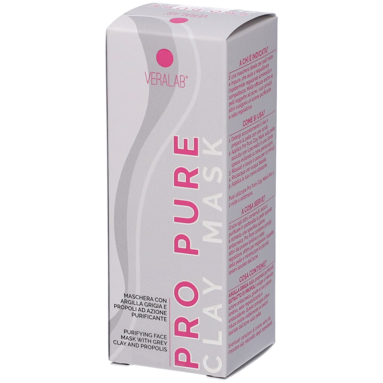 Veralab Pro Pure Clay Maschera Viso