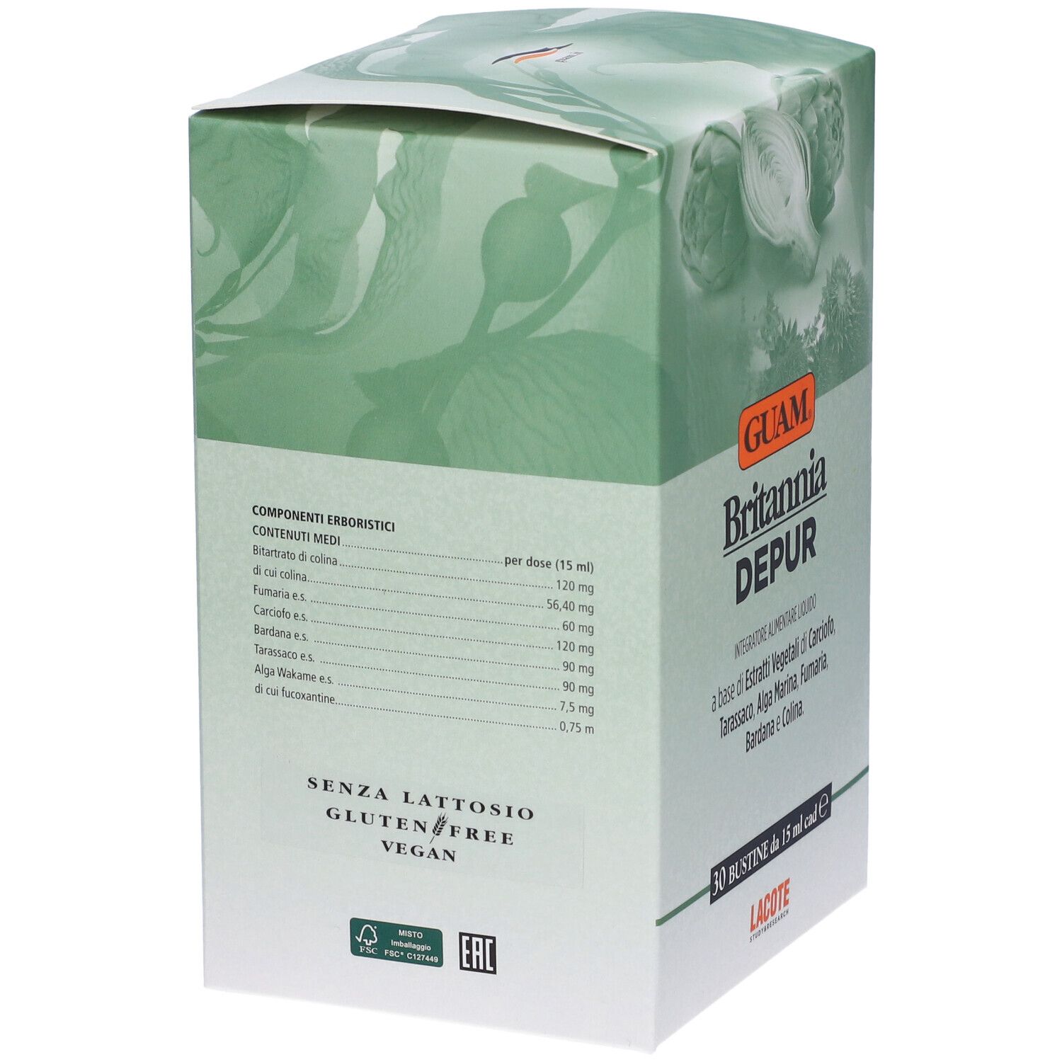 GUAM® Britannia Depur - risparmia il 10% con il codice: Guam10