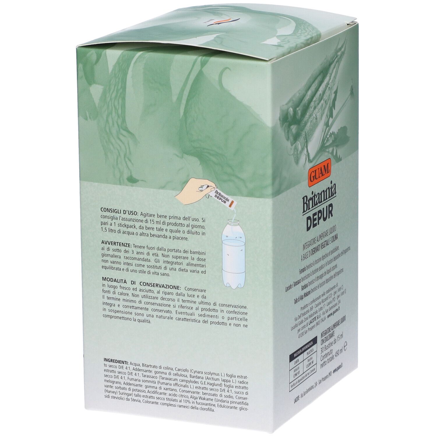 GUAM® Britannia Depur - risparmia il 10% con il codice: Guam10
