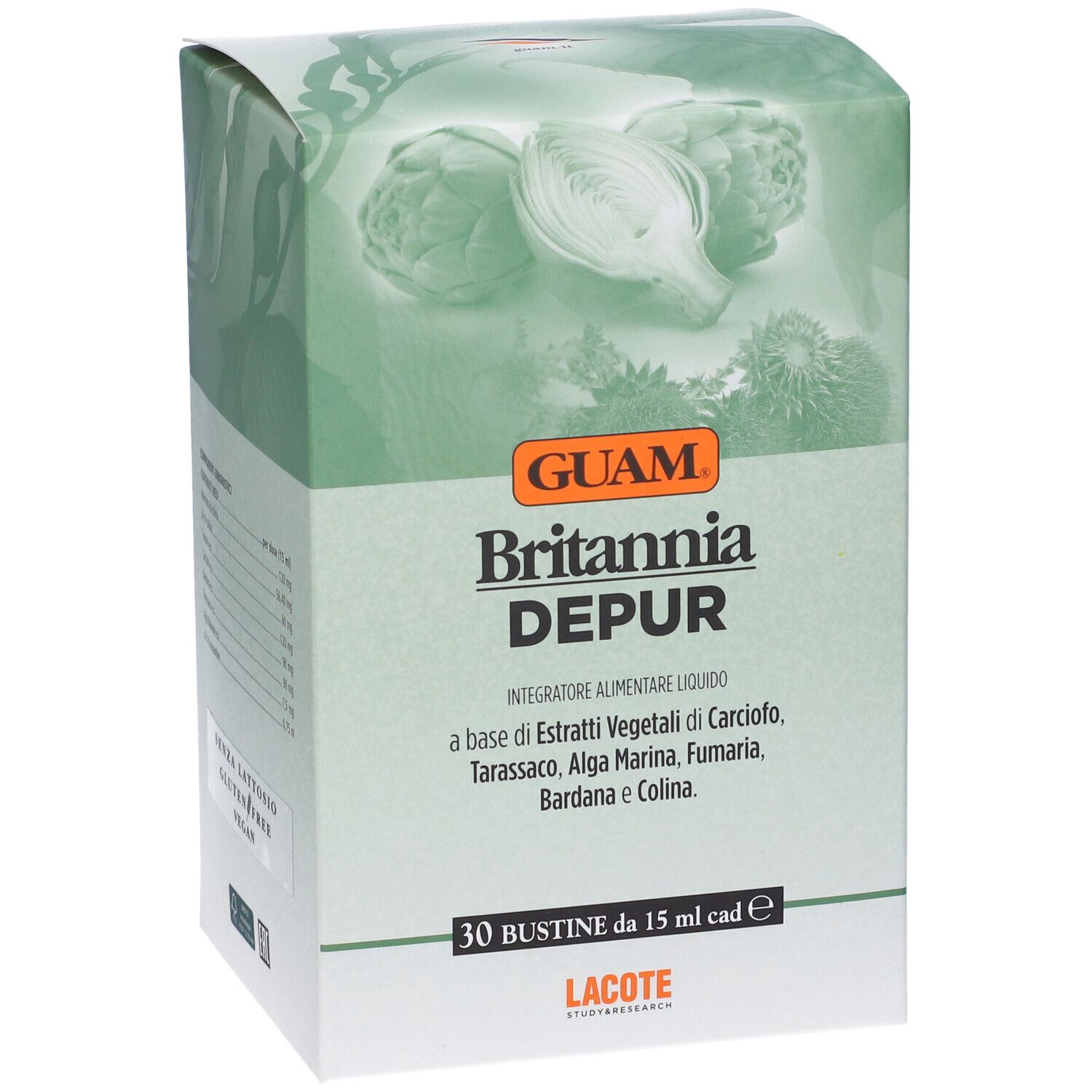 GUAM® Britannia Depur - risparmia il 10% con il codice: Guam10