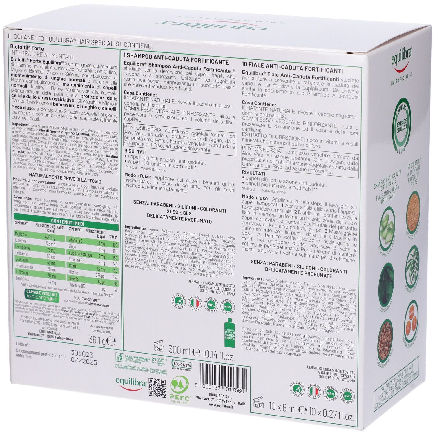 Equilibra Set Trattamento Capelli Hair Specialist - risparmia il 10% con il codice: EQUILIBRA10