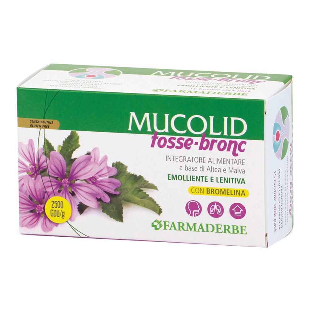 Mucolid Tosse Bronc 15 Bustine Da 10 Ml