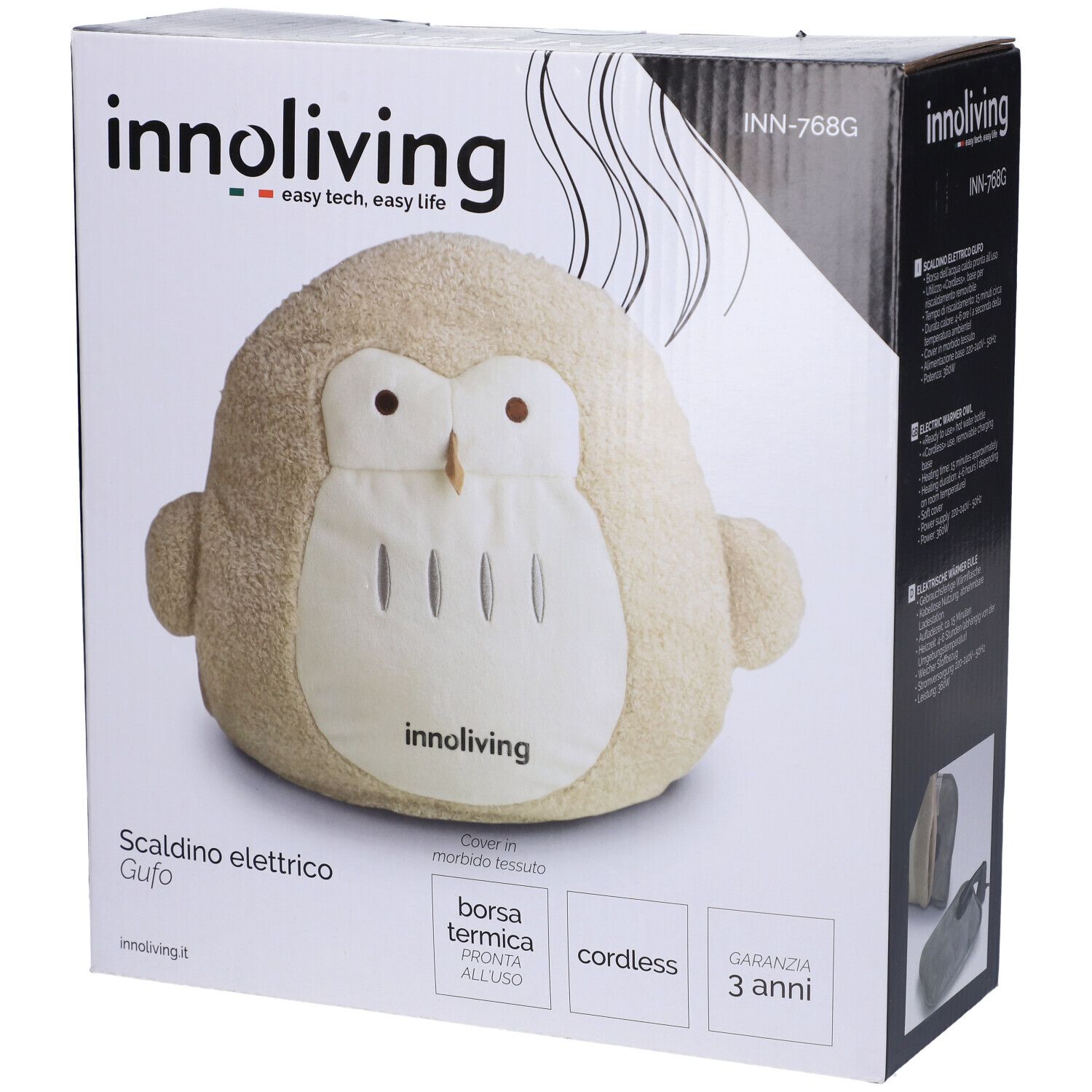 Innoliving Scaldino Elettrico Gufo