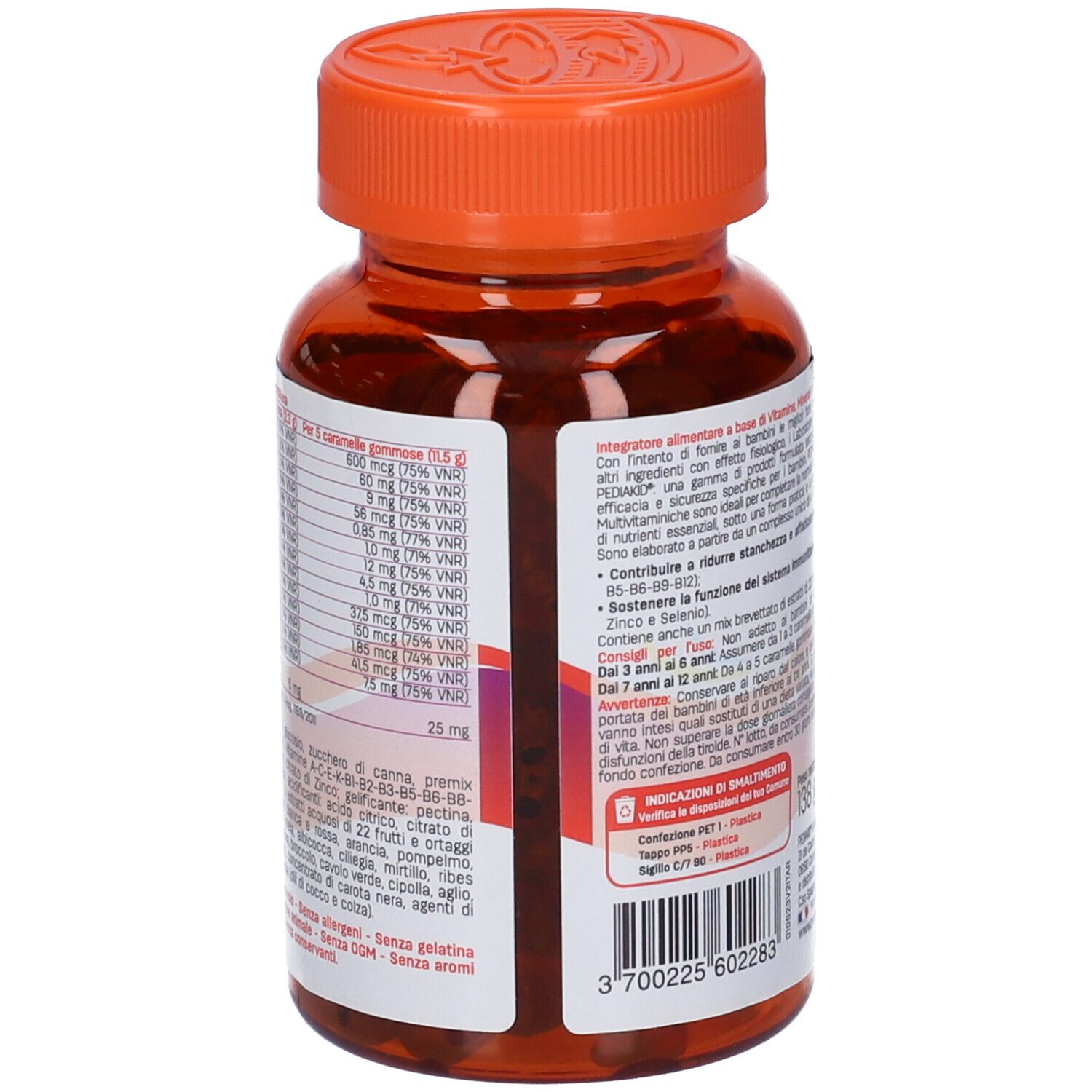 Pediakid Multivitaminico 60 Orsetti Gommosi