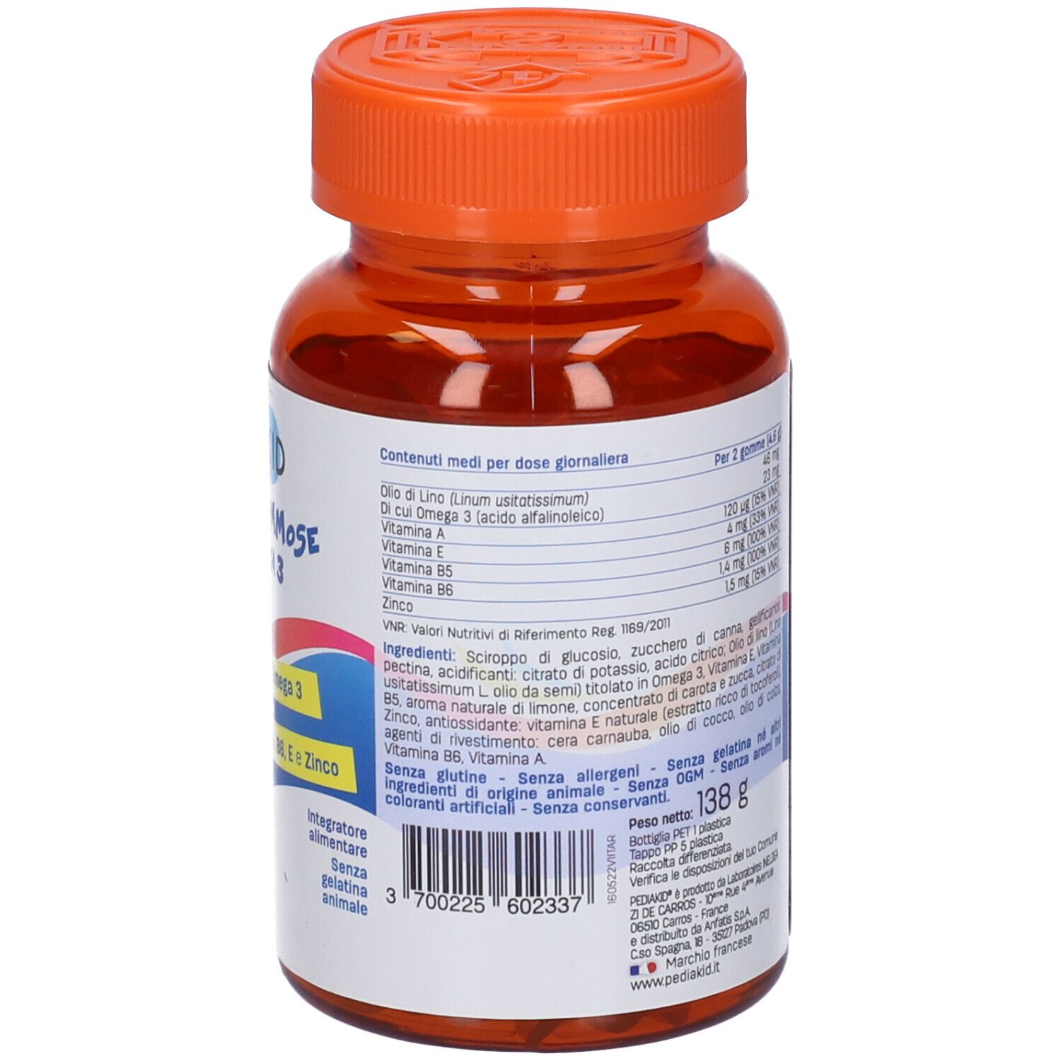 Pediakid Omega3 60 Orsetti Gommosi