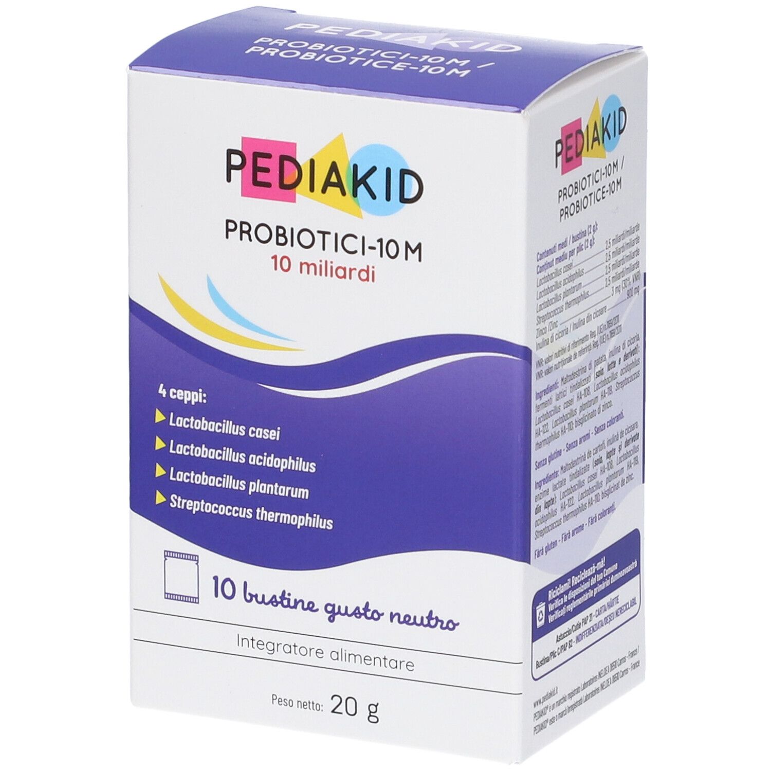 Pediakid Probiotici-10M Bustine
