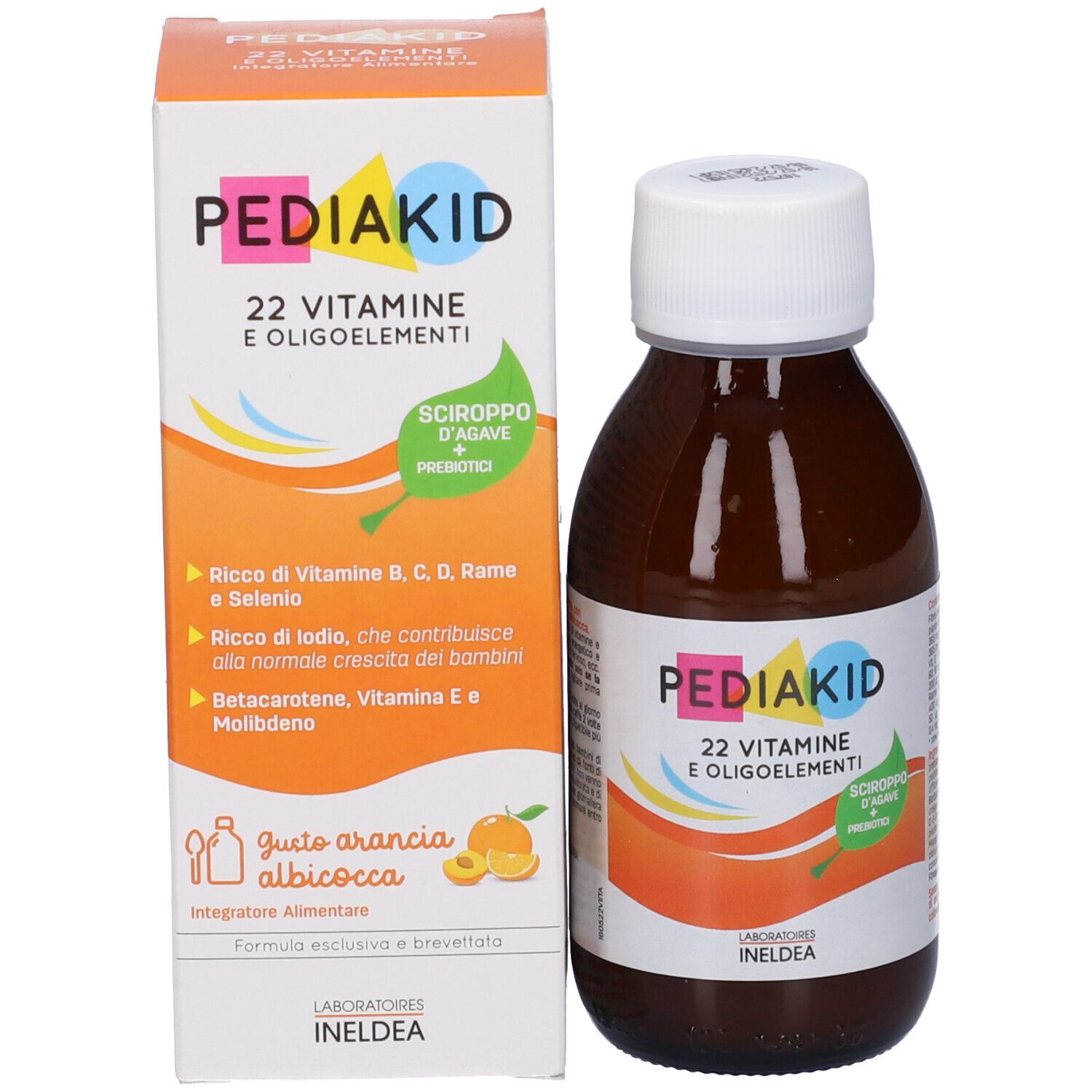 Pediakid 22 Vitamine E Oligoelementi Sciroppo 125 Ml