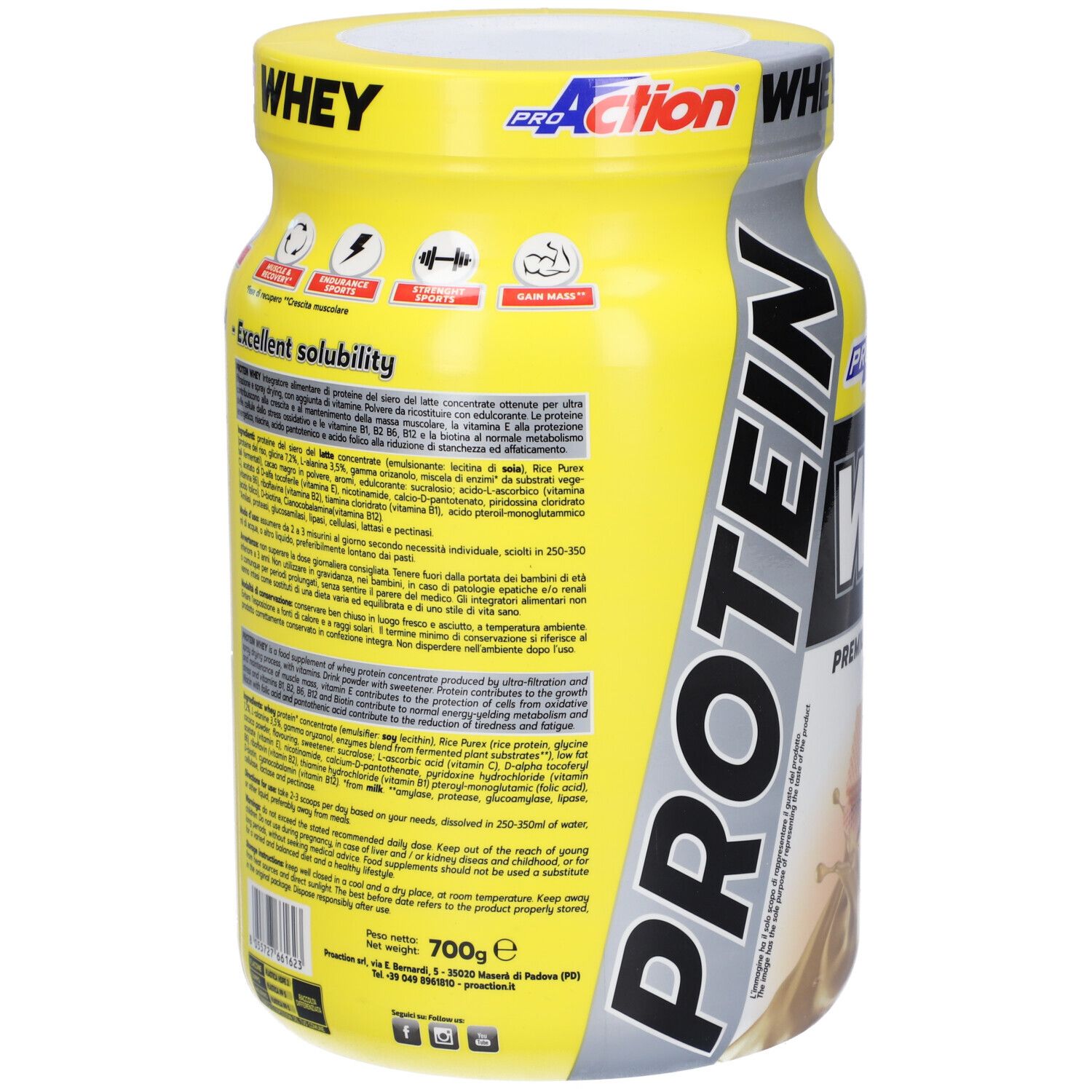 Proaction Whey Wafer Nocciola 700 G