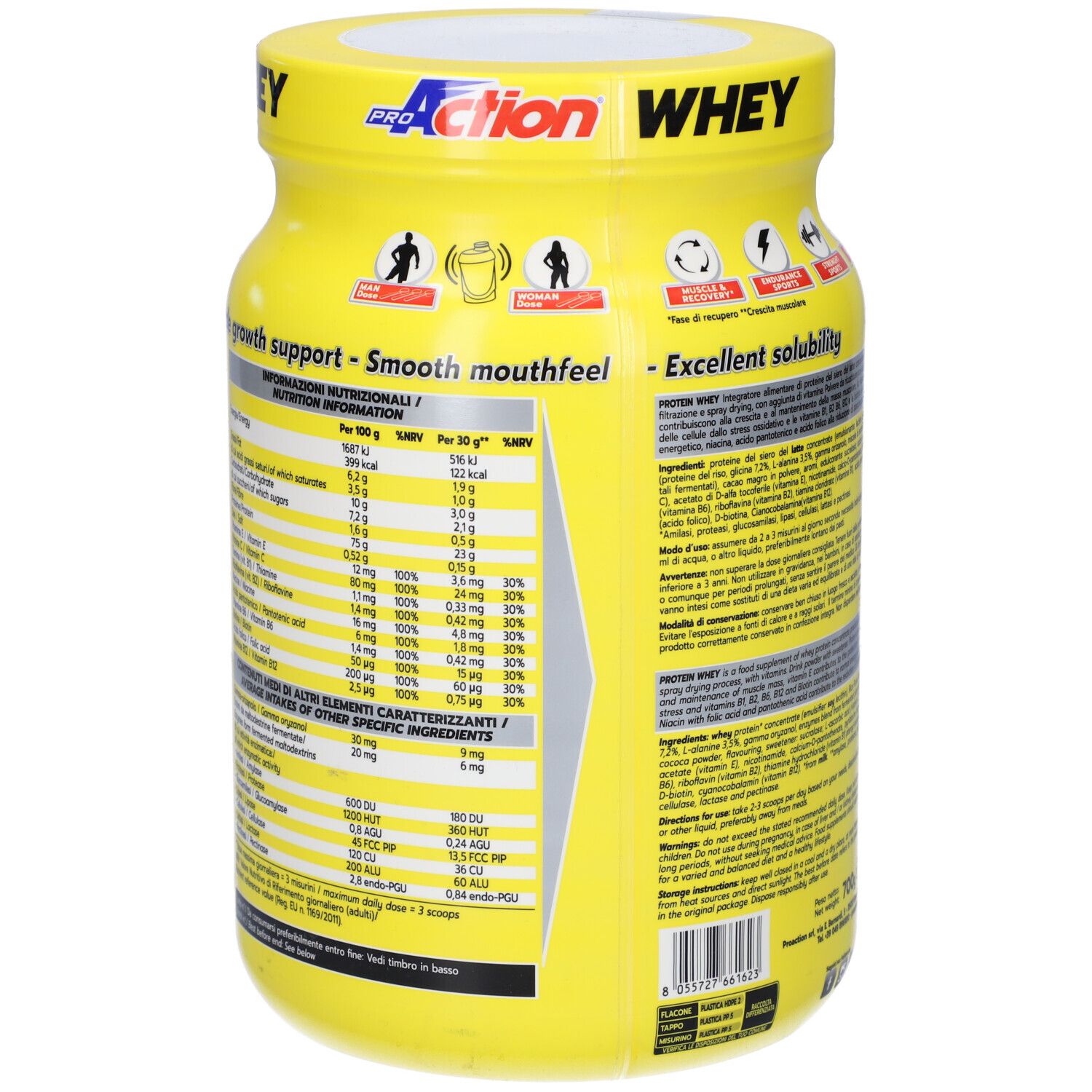 Proaction Whey Wafer Nocciola 700 G