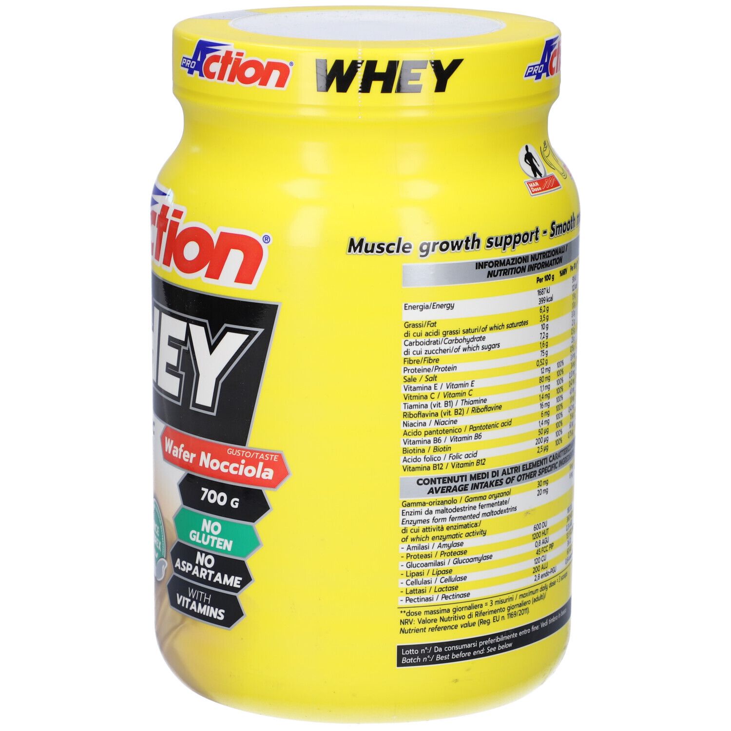 Proaction Whey Wafer Nocciola 700 G